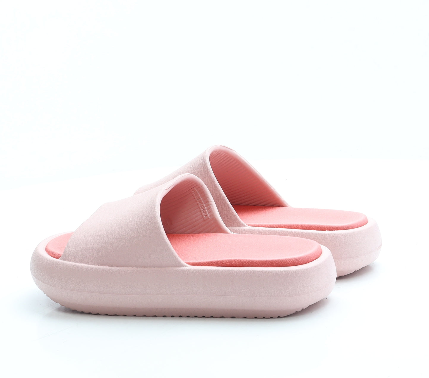 Utune Womens Pink Rubber Slider Sandal UK 4 37 - 4-5