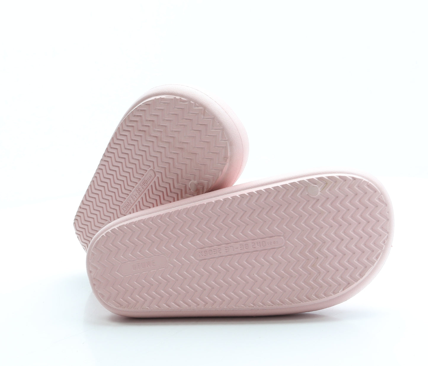 Utune Womens Pink Rubber Slider Sandal UK 4 37 - 4-5