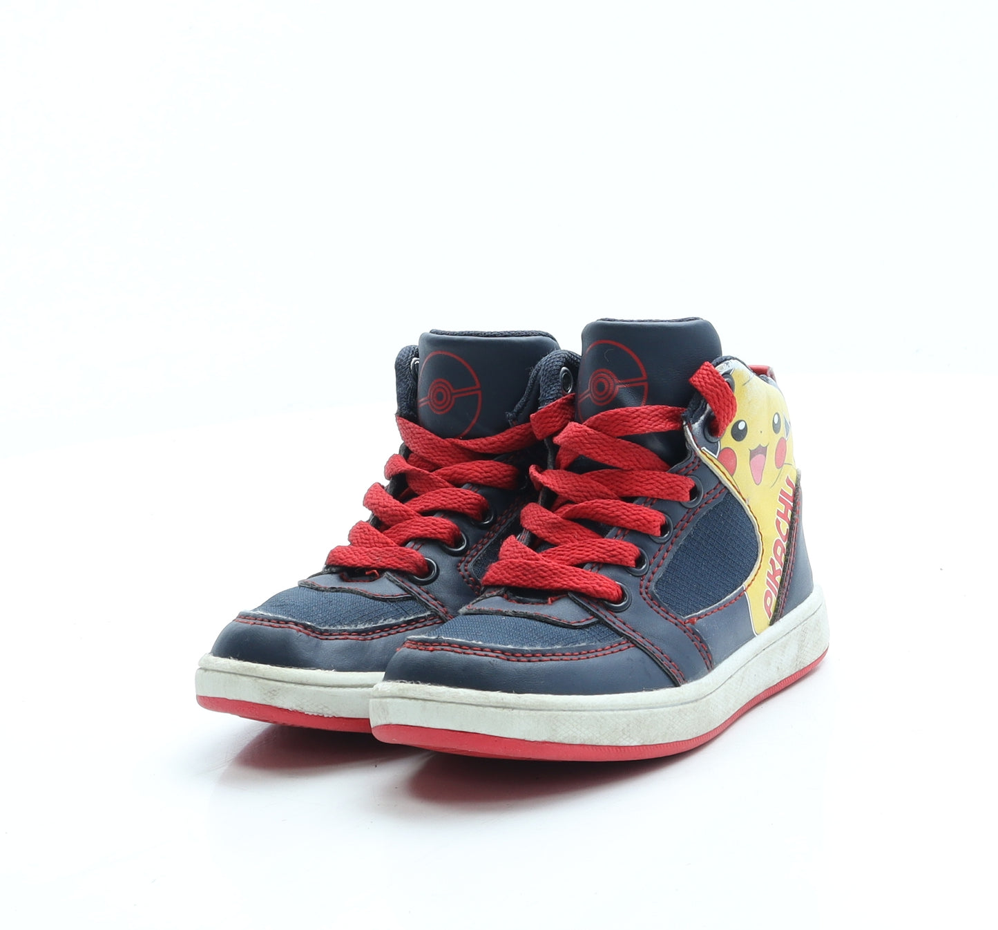 Preworn Boys Blue Polyester Trainer UK 9 17 - Pokemon