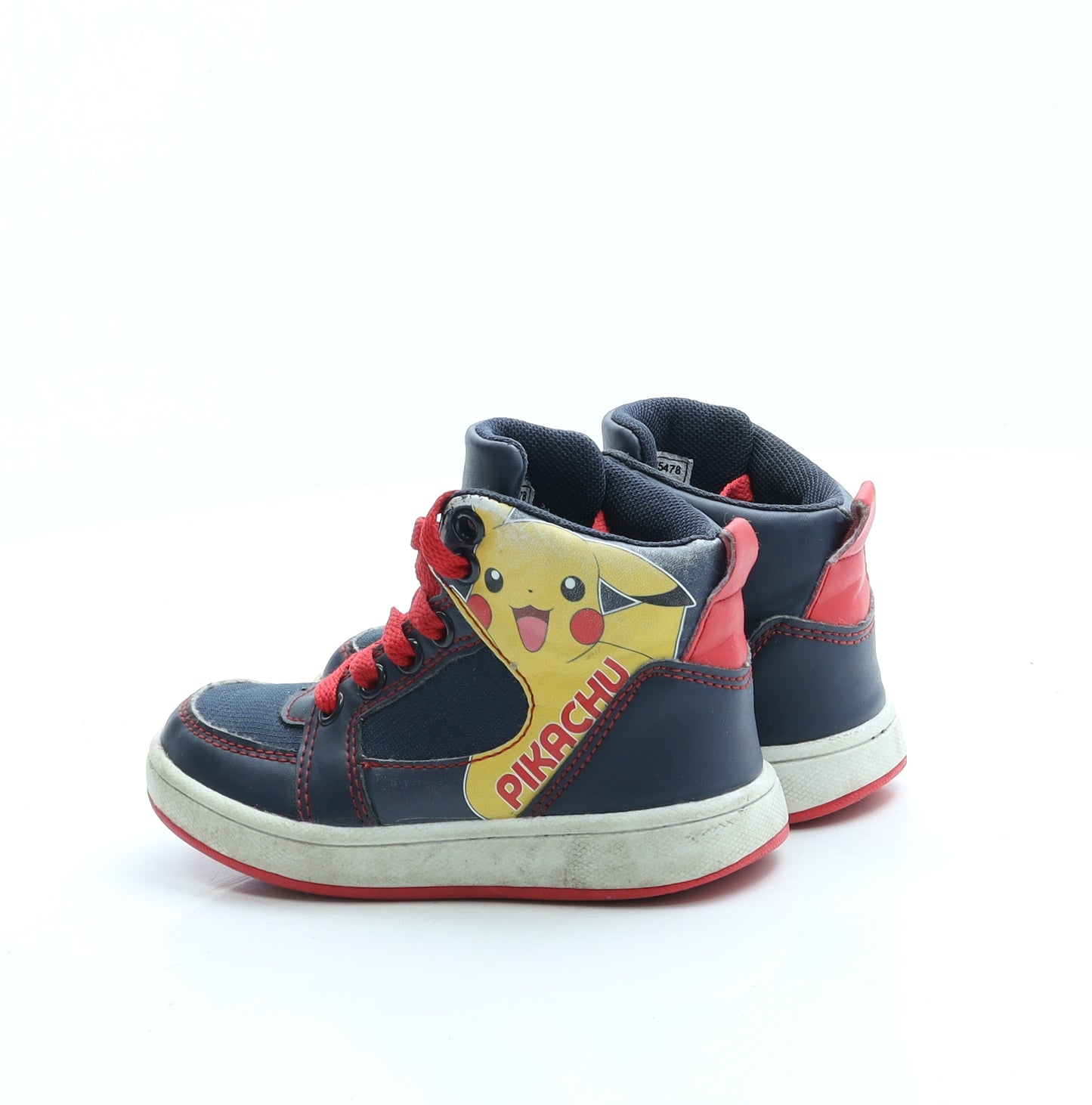 Preworn Boys Blue Polyester Trainer UK 9 17 - Pokemon