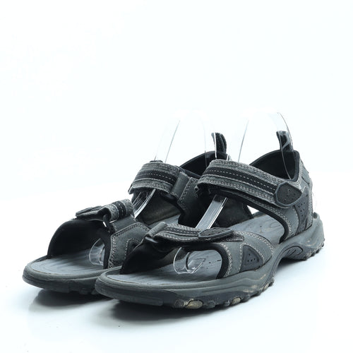 Clarks Mens Black Polyester Slip On Sandal UK 9