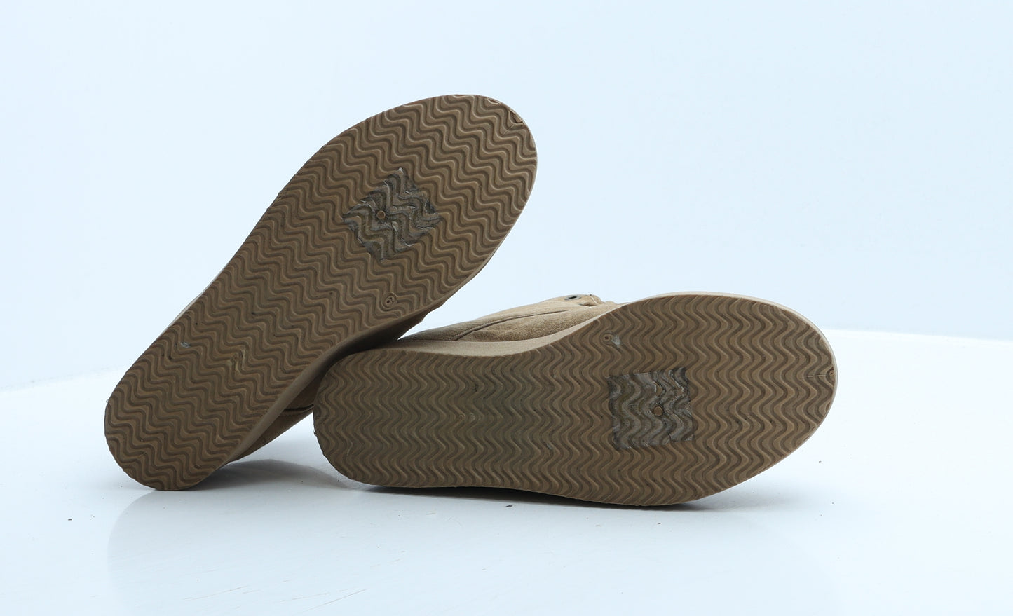 Atmosphere Womens Beige Polyester Shearling Style Boot UK 6