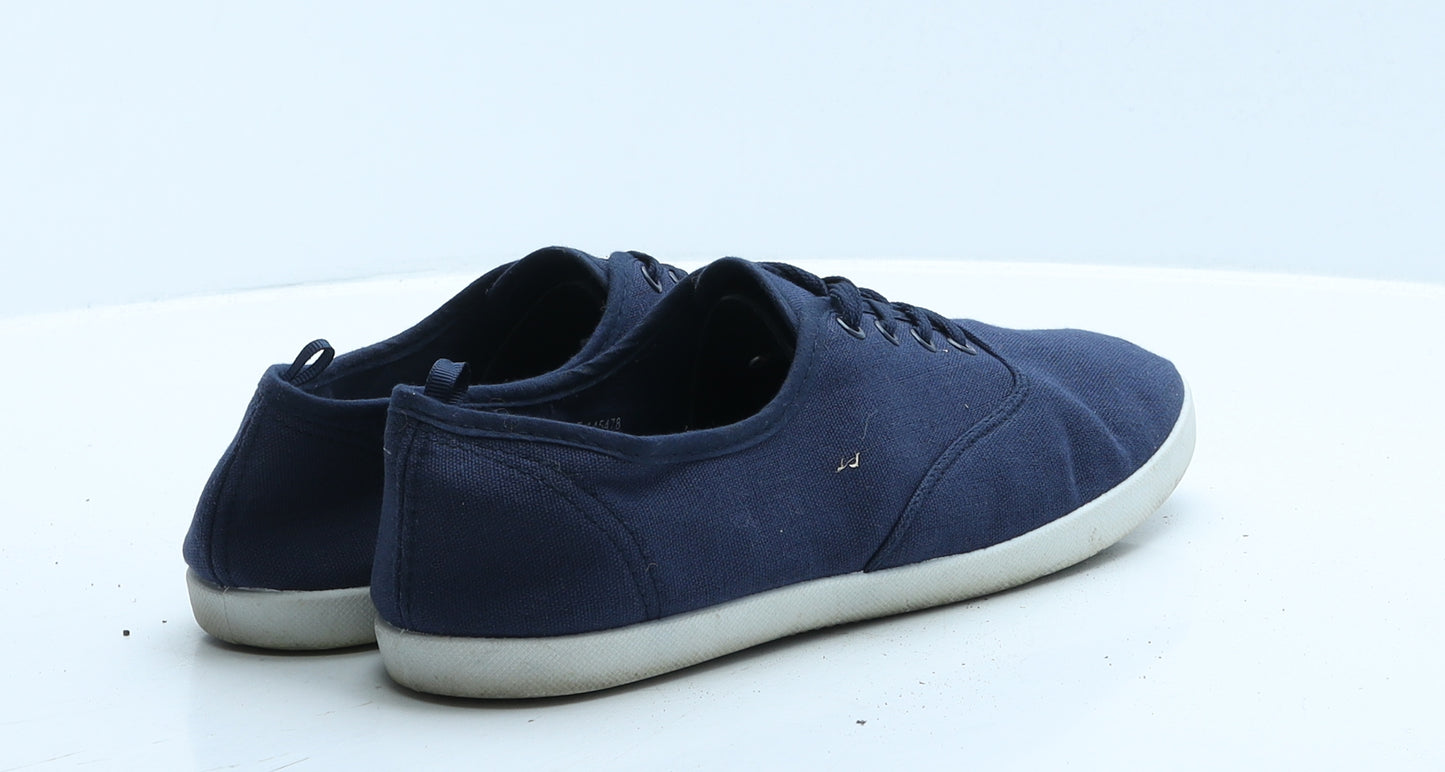 Primark Womens Blue Polyester Trainer UK 7 40