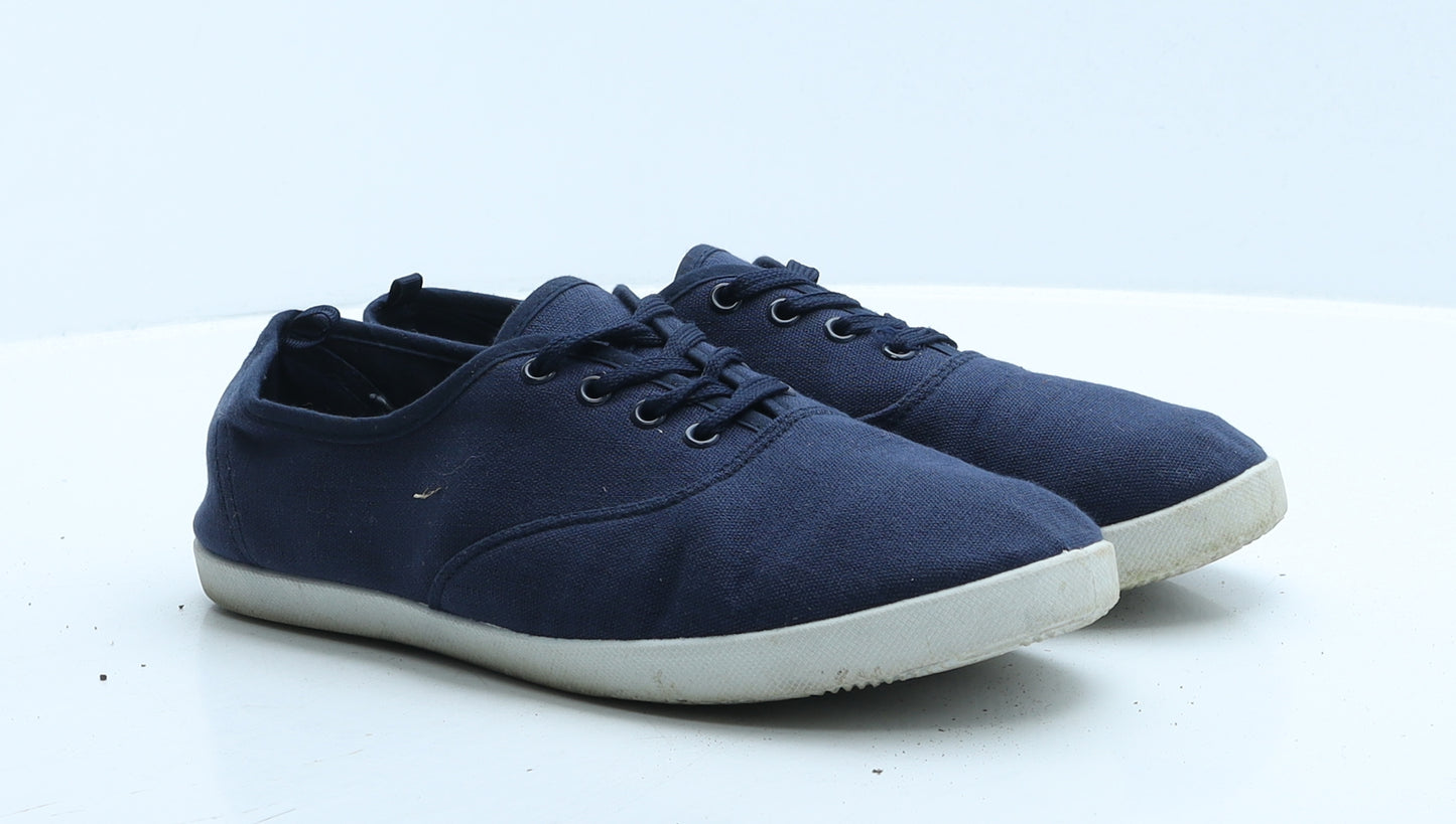 Primark Womens Blue Polyester Trainer UK 7 40