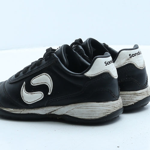 Sondico Boys Black Polyester Trainer UK 9 27
