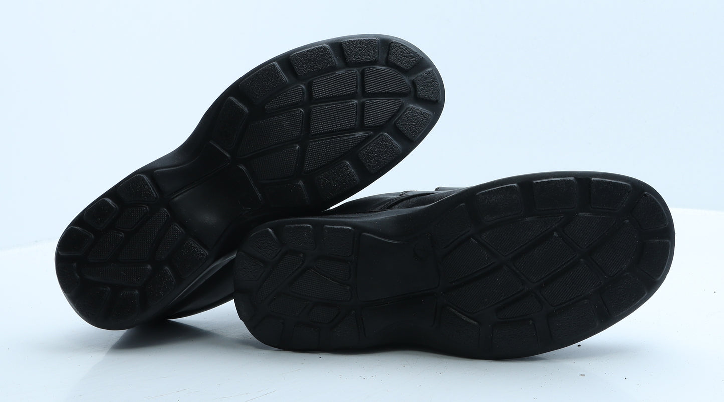 ComfiSole Mens Black Leather Loafer Casual UK 7