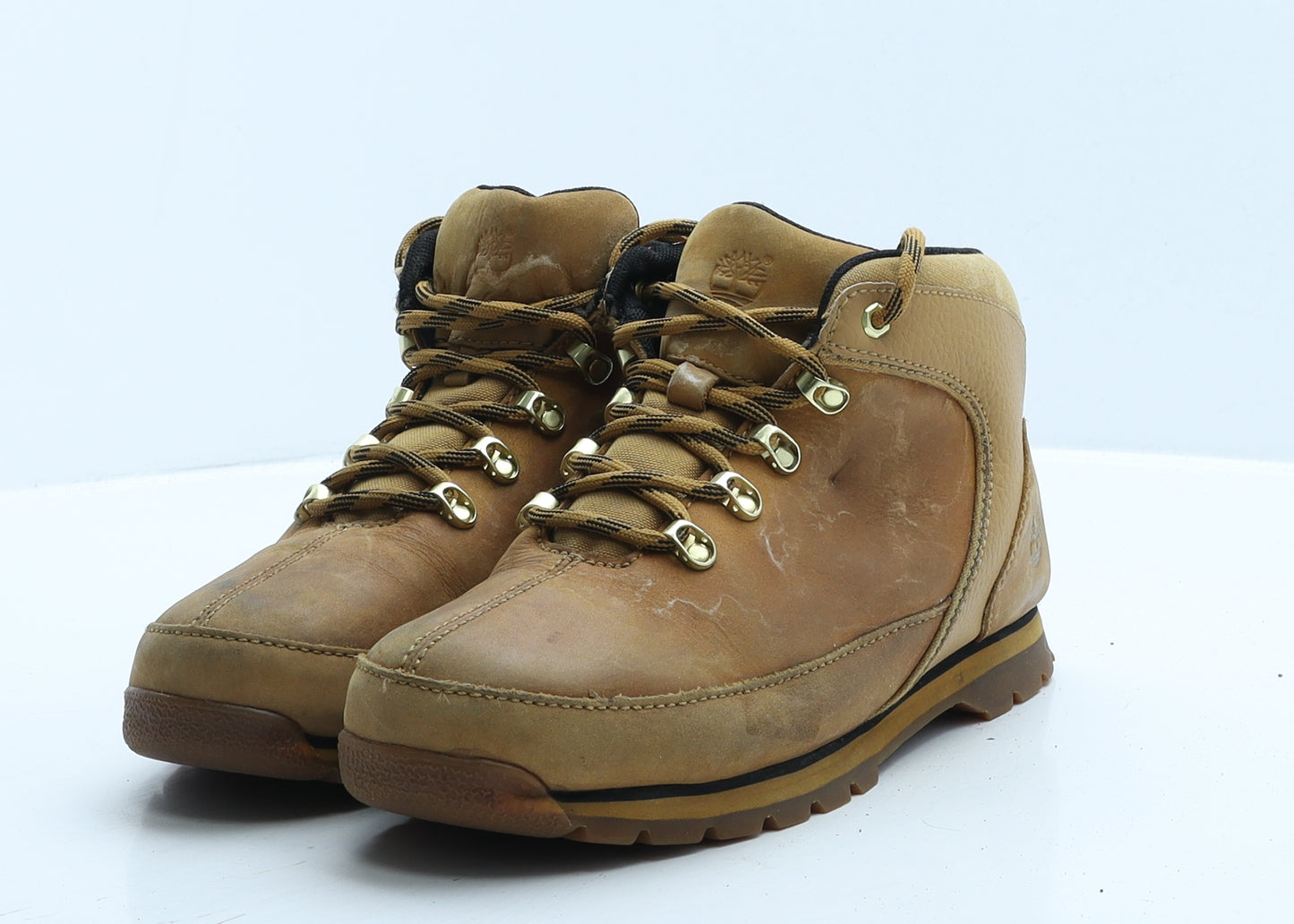 Timberland Womens Beige Polyester Combat Boot UK 5.5 39