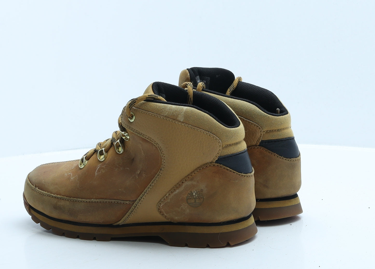 Timberland Womens Beige Polyester Combat Boot UK 5.5 39