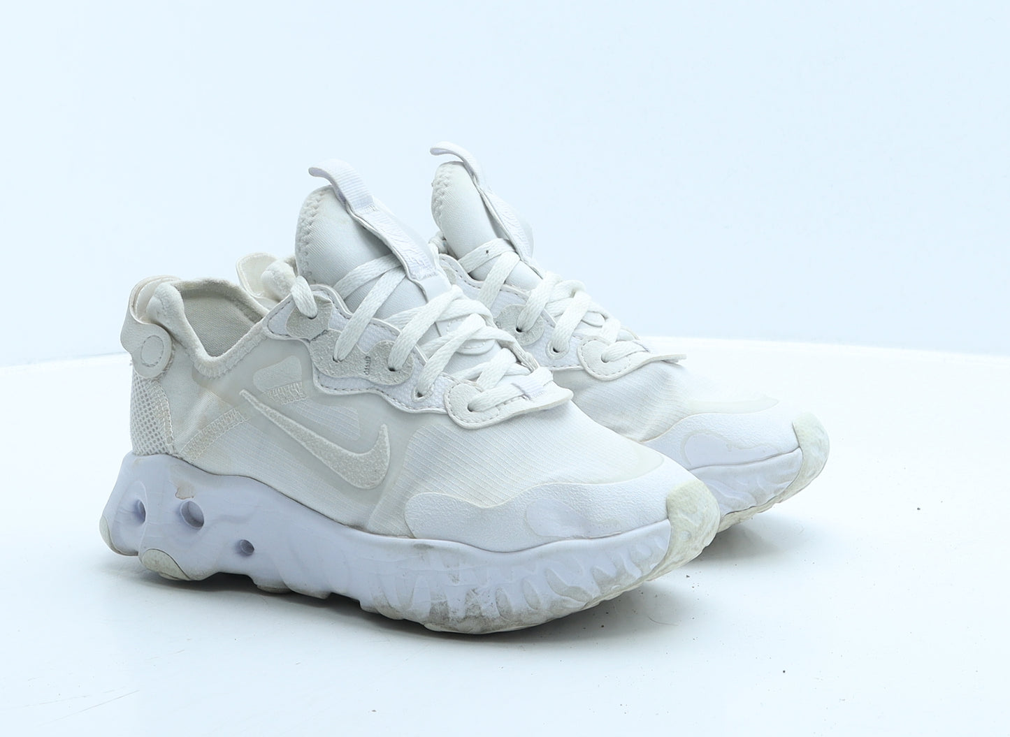 Nike Womens White Polyester Trainer UK 3.5 36 - Nike React