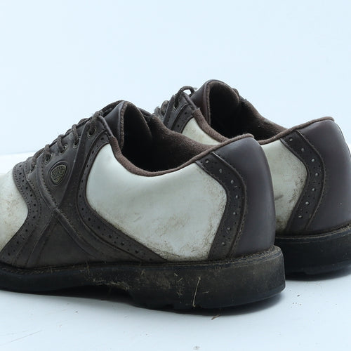 Hi-Tec Mens White Colourblock Polyester Trainer UK 8 42
