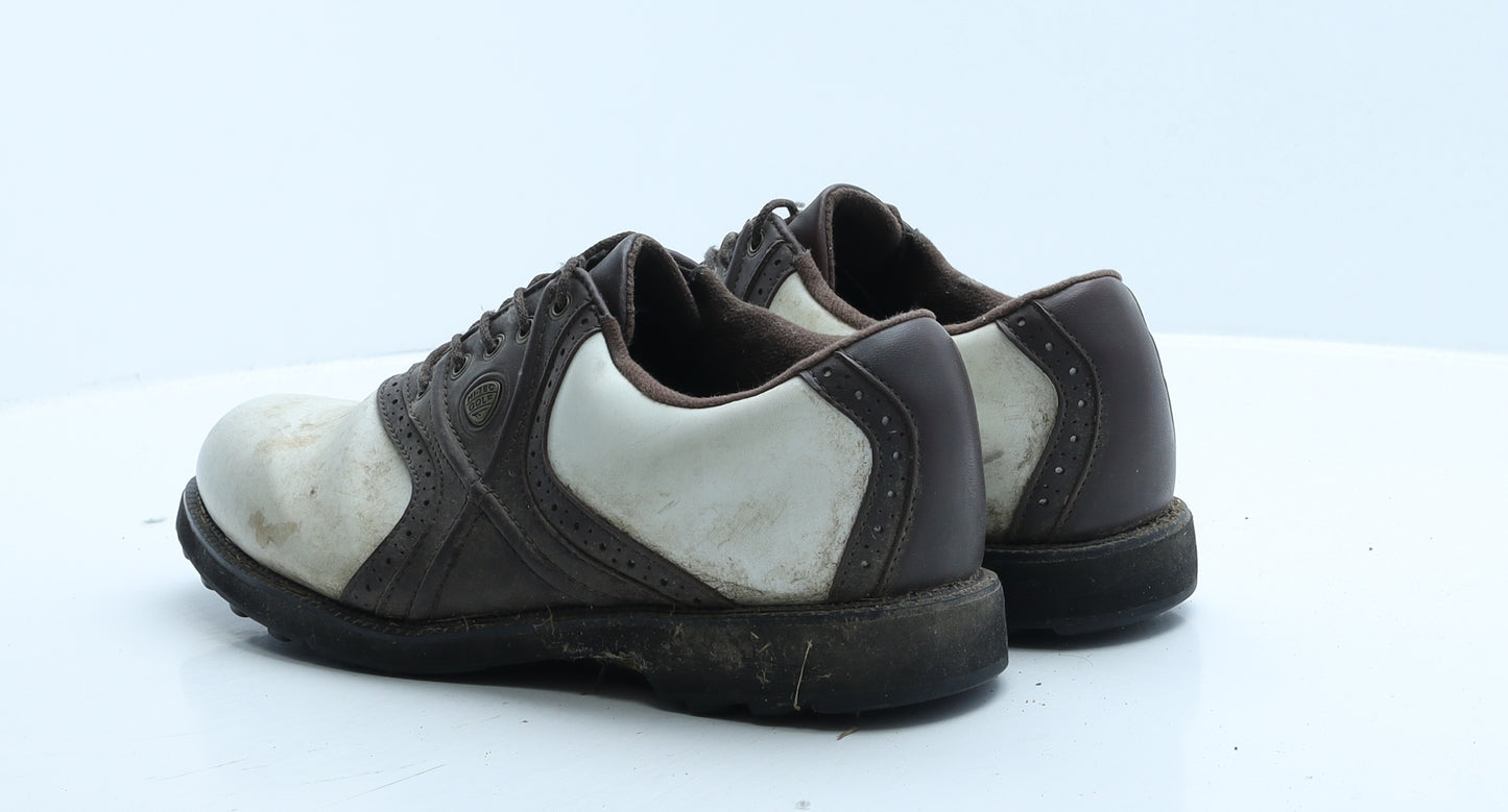 Hi-Tec Mens White Colourblock Polyester Trainer UK 8 42