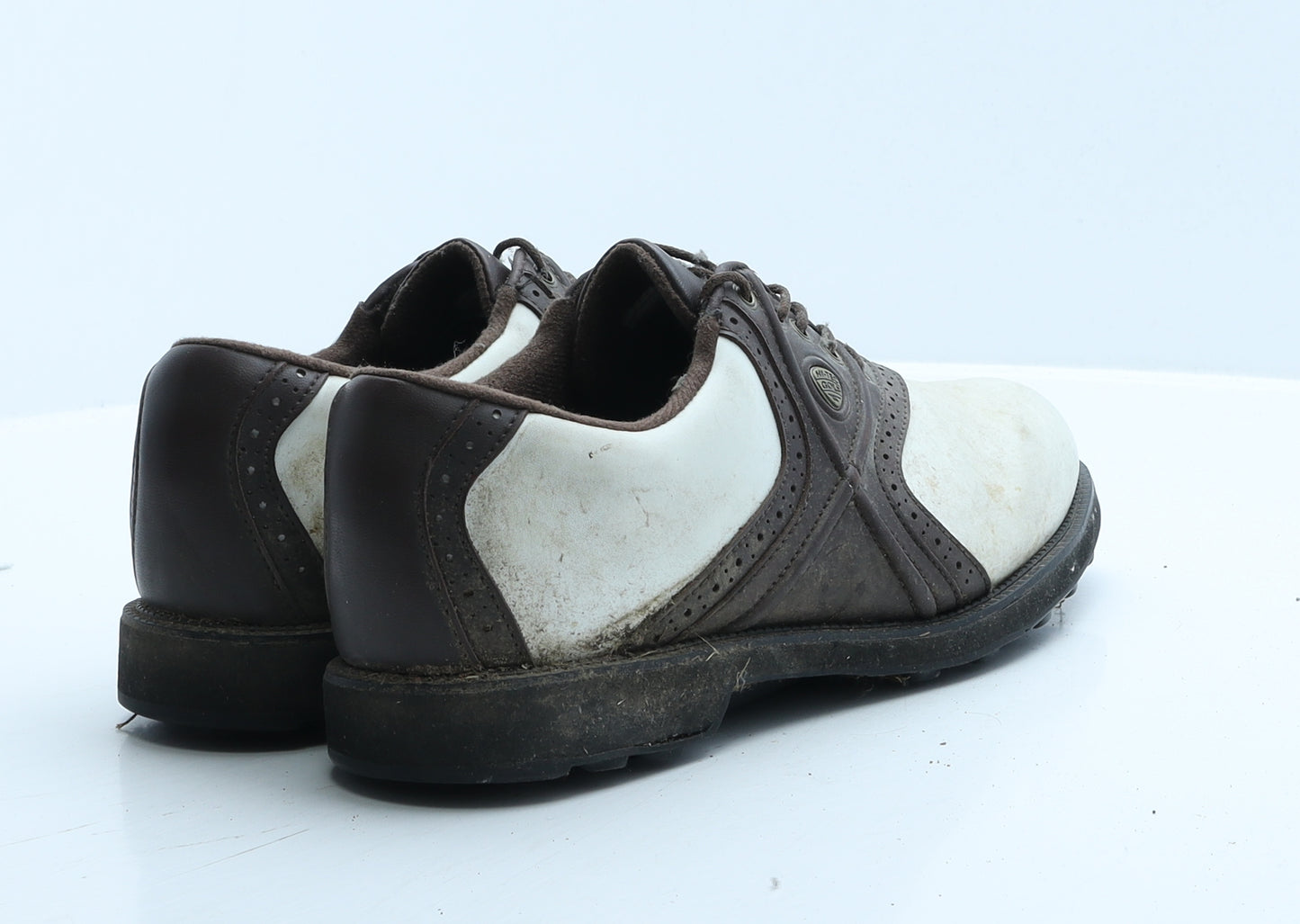 Hi-Tec Mens White Colourblock Polyester Trainer UK 8 42