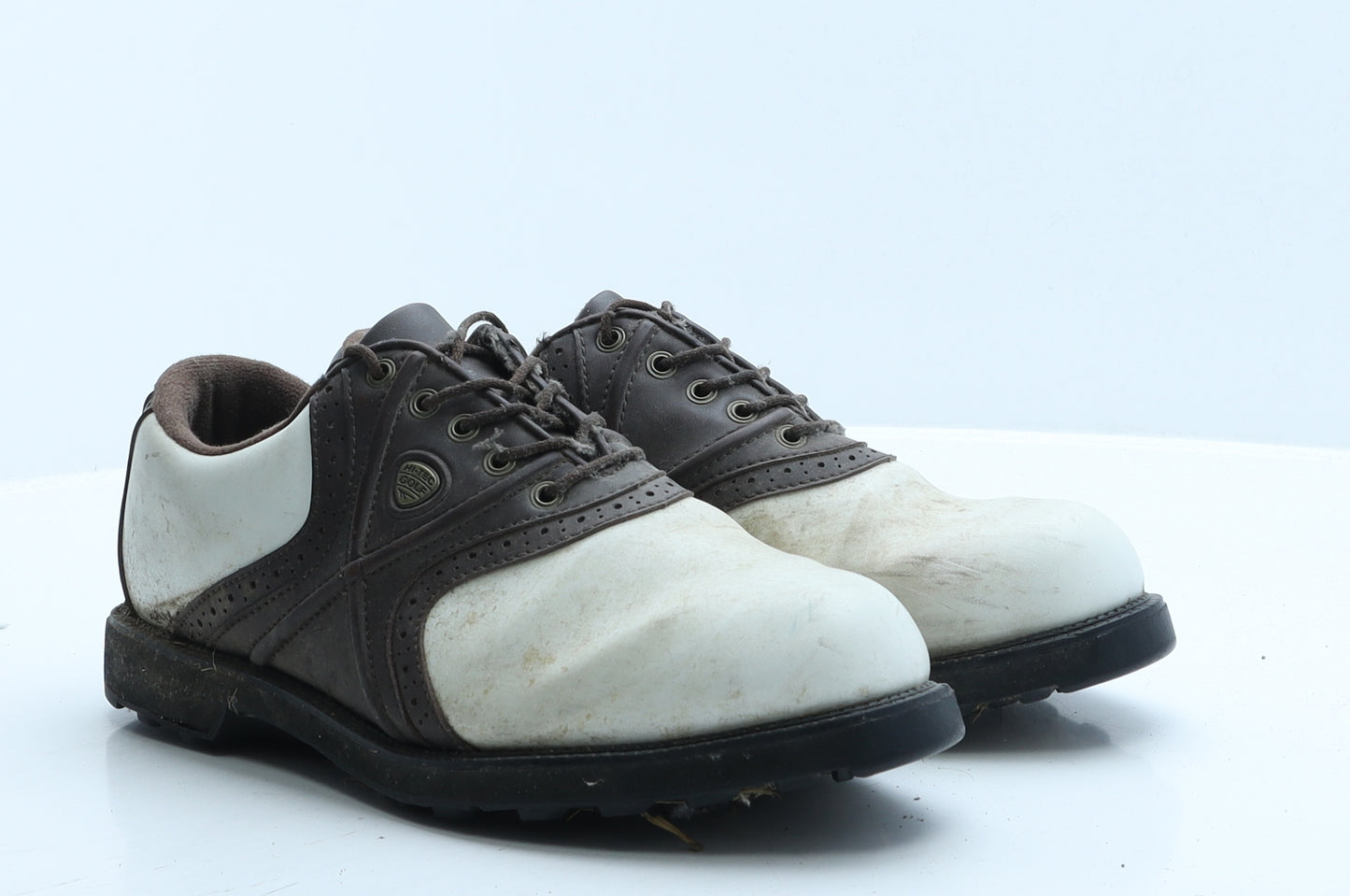 Hi-Tec Mens White Colourblock Polyester Trainer UK 8 42