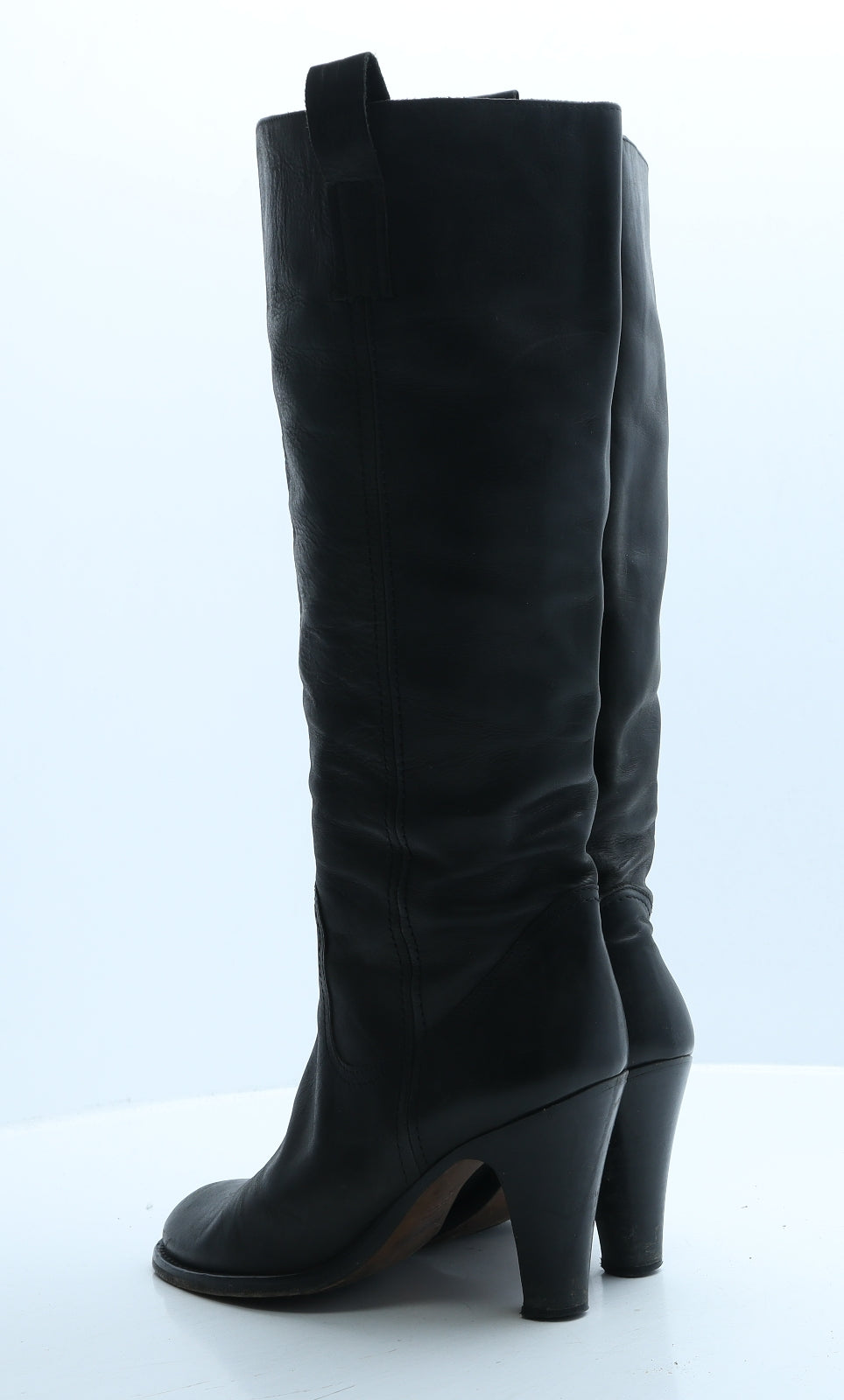 Russell & Bromley Womens Black Leather Slip On Boot UK 5 38