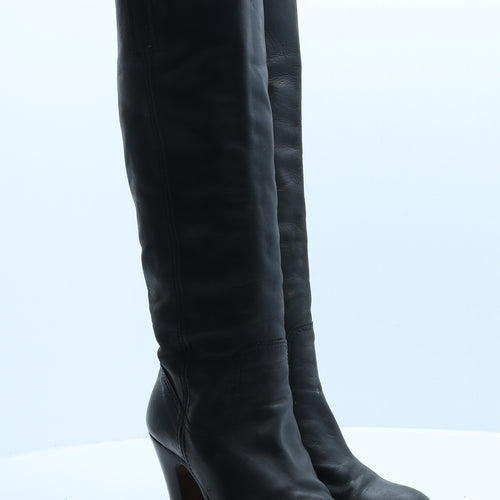 Russell & Bromley Womens Black Leather Slip On Boot UK 5 38