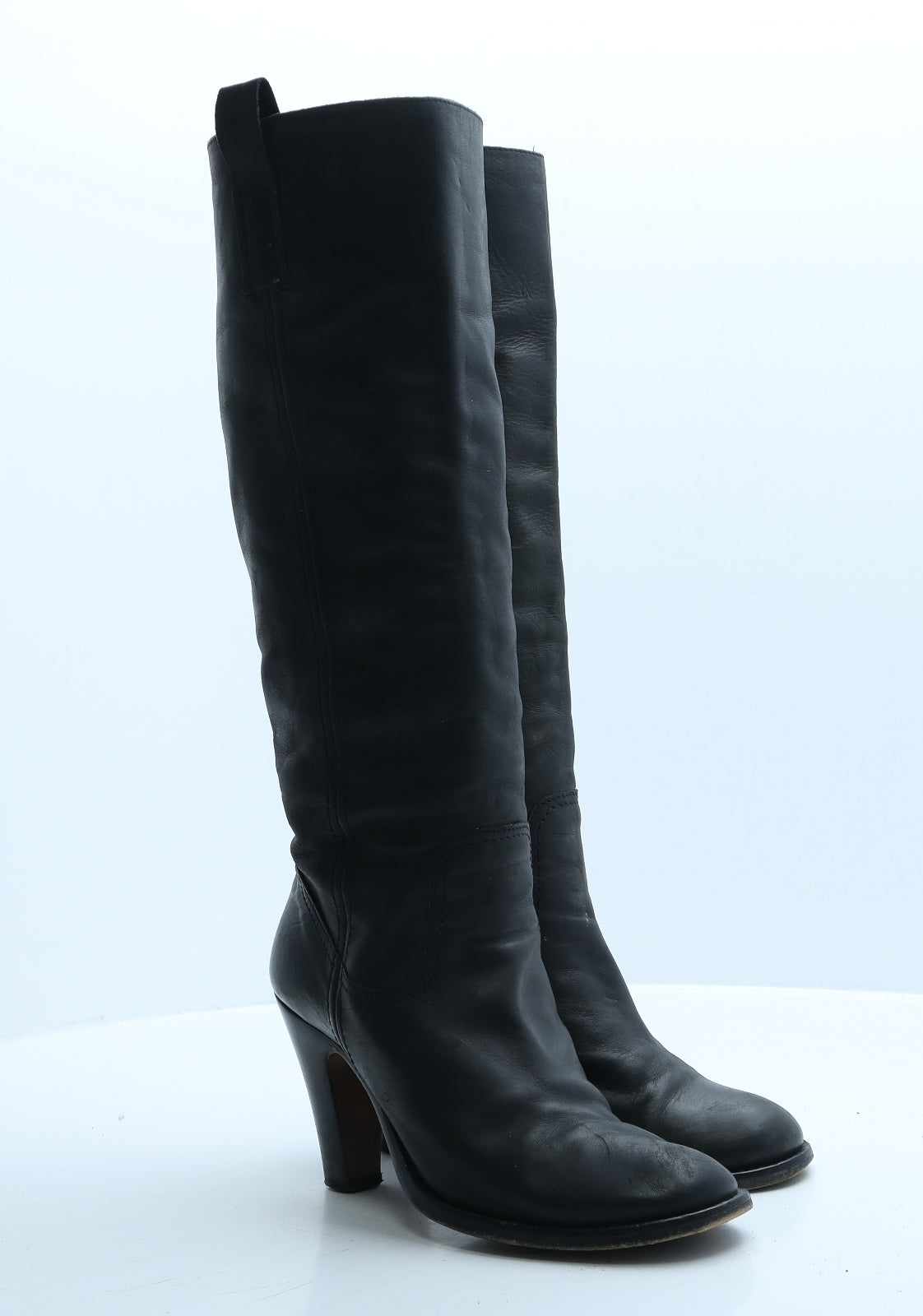 Russell & Bromley Womens Black Leather Slip On Boot UK 5 38
