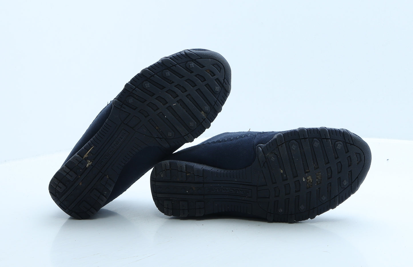 Skechers Womens Blue Polyester Loafer Flat UK 3 36