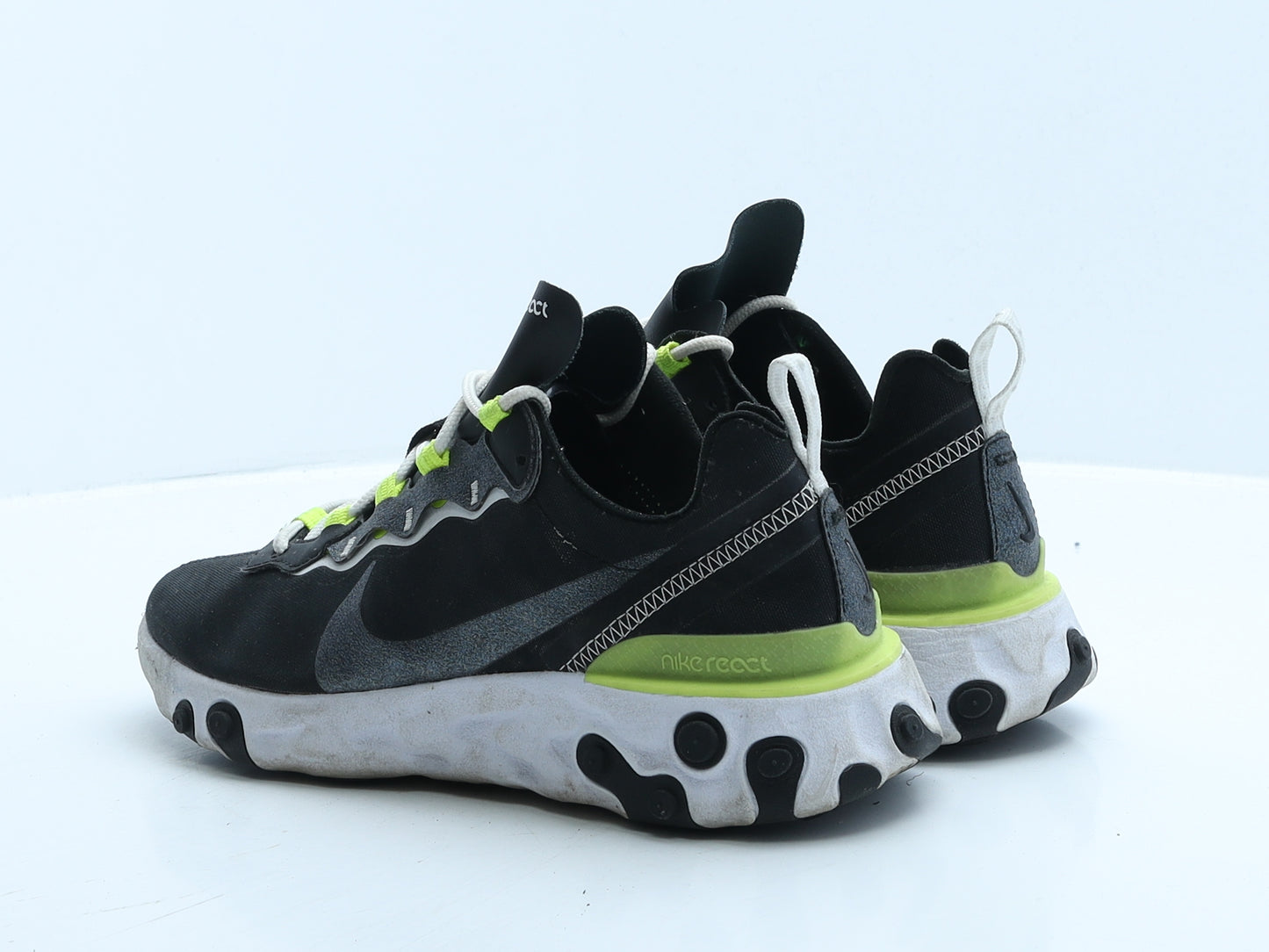 Nike Womens Black Colourblock Polyester Trainer UK 5 38.5 - Nike React
