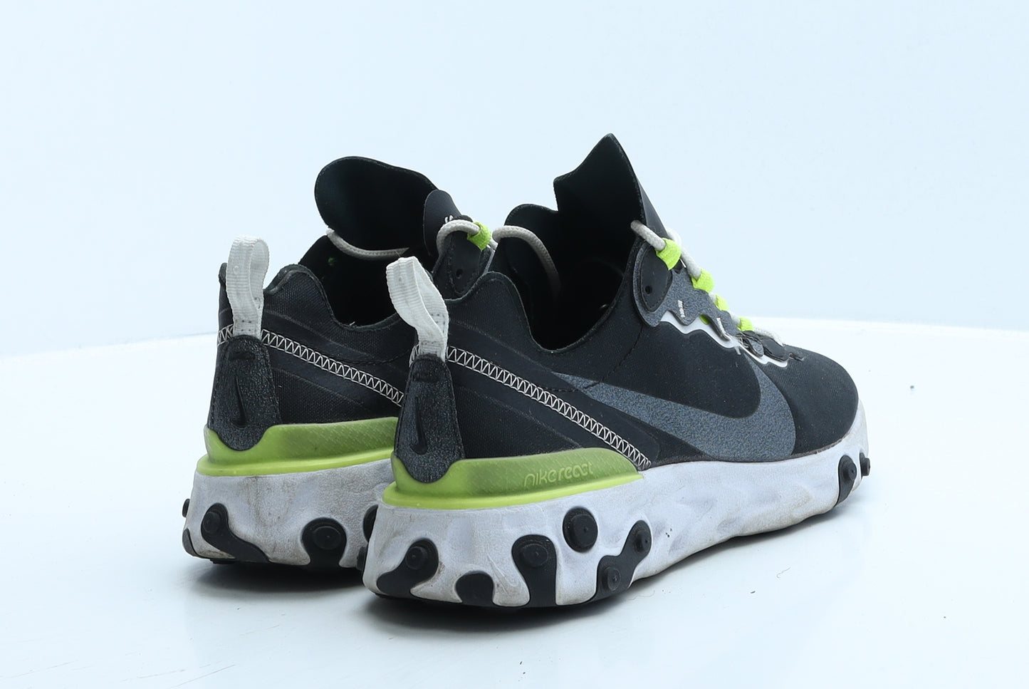 Nike Womens Black Colourblock Polyester Trainer UK 5 38.5 - Nike React
