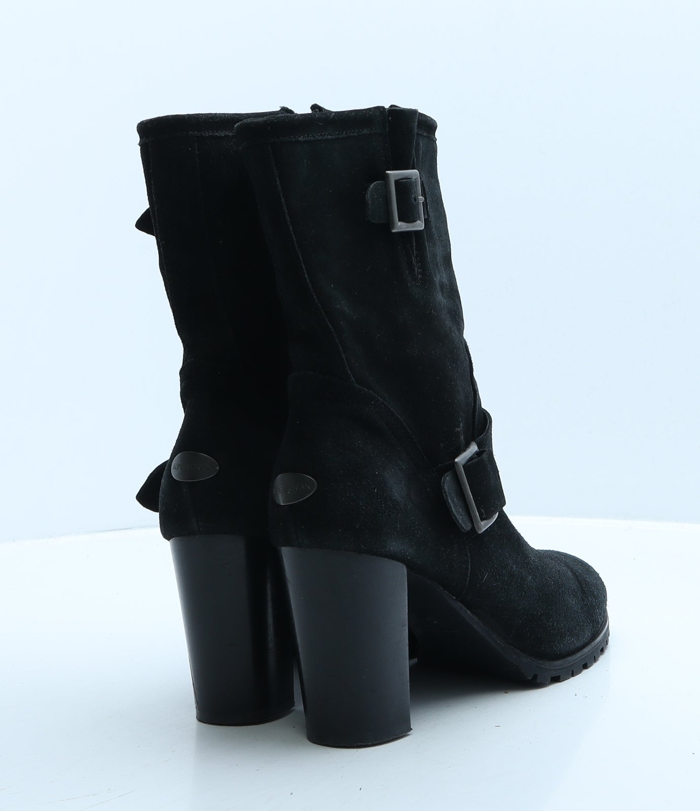 Alpe-Woman Womens Black Suede Bootie Boot UK 8 41