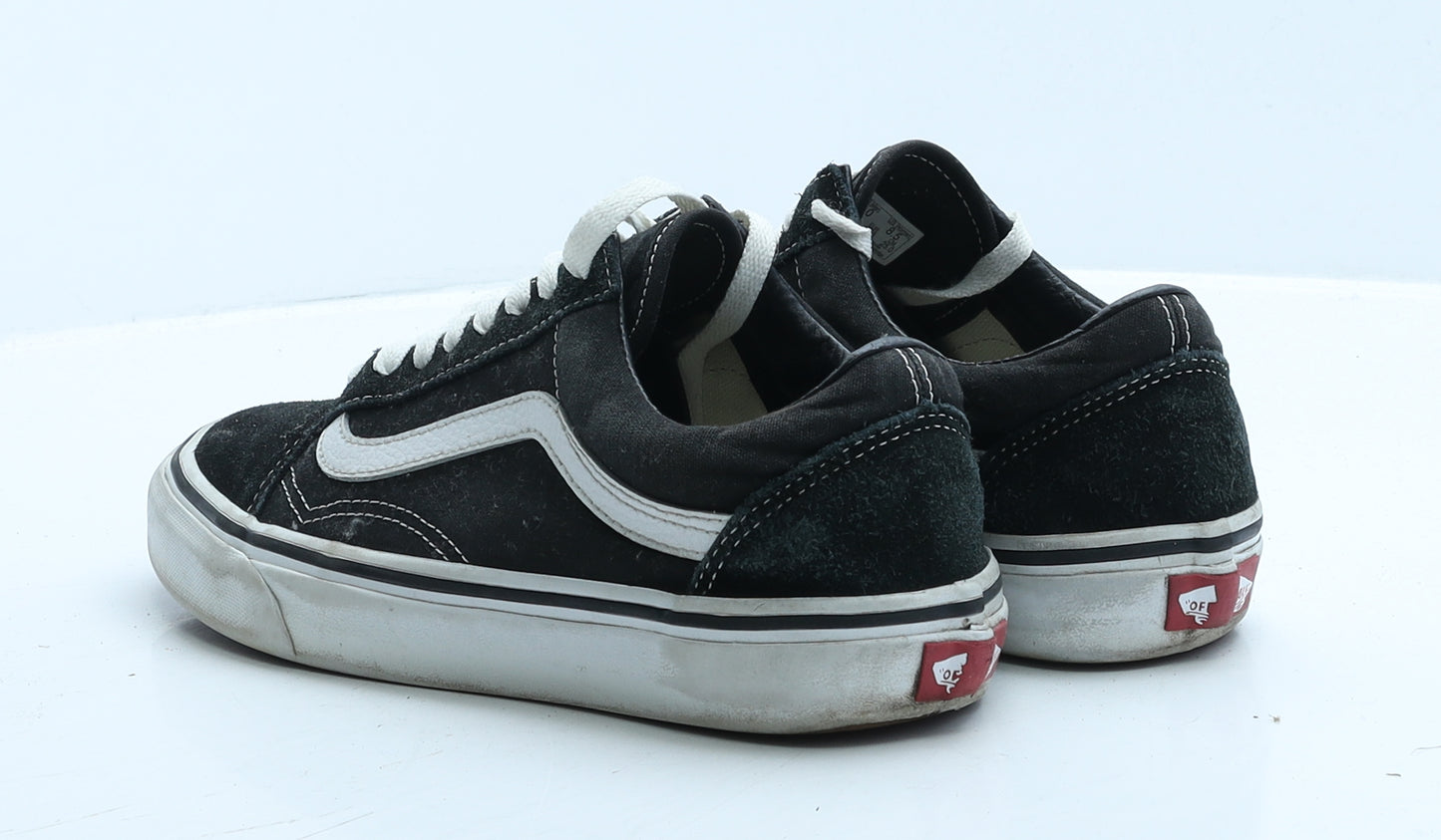 VANS Womens Black Polyester Trainer UK 6 39
