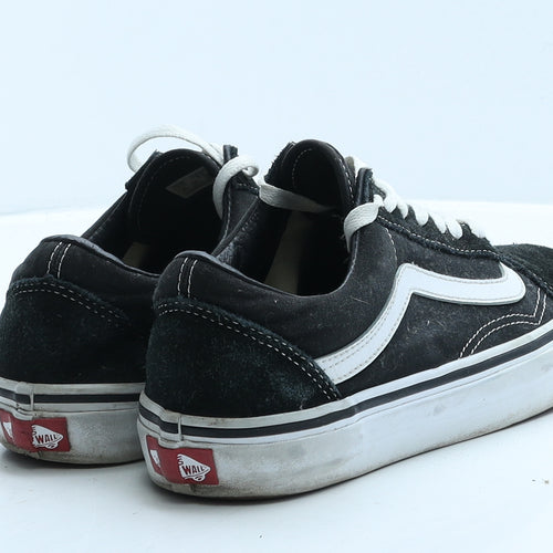 VANS Womens Black Polyester Trainer UK 6 39