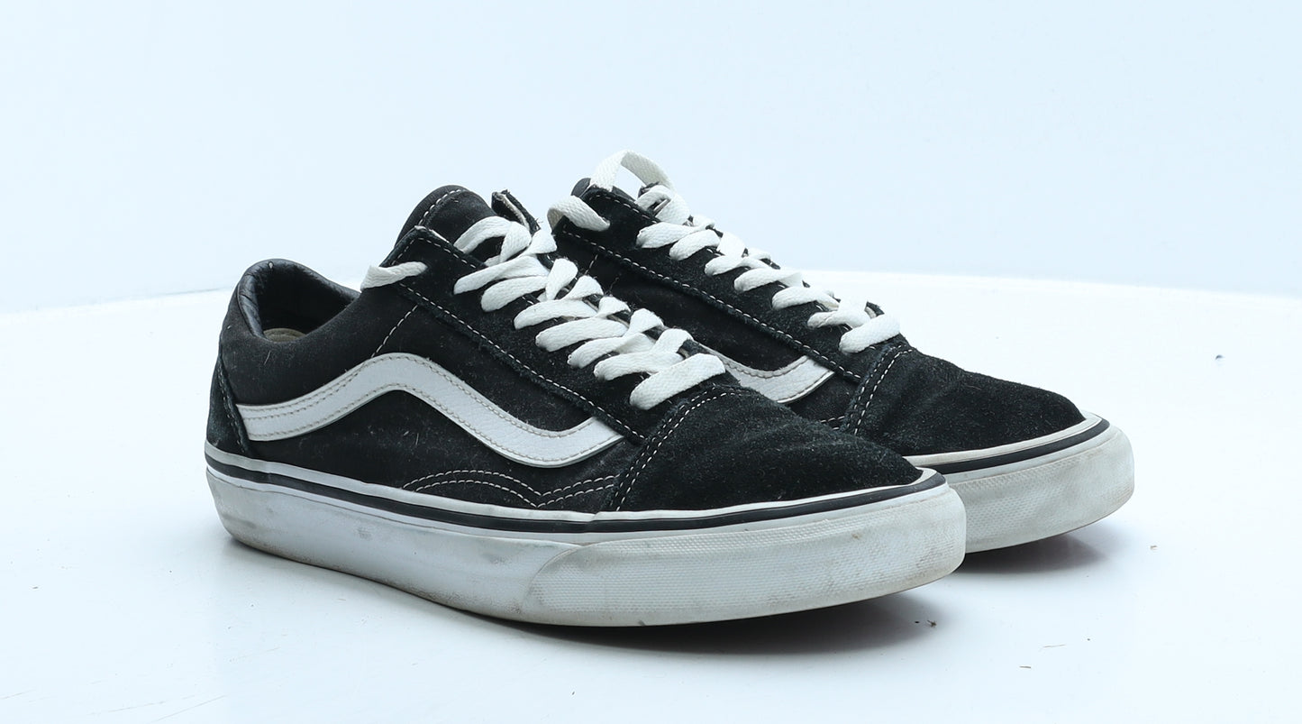 VANS Womens Black Polyester Trainer UK 6 39