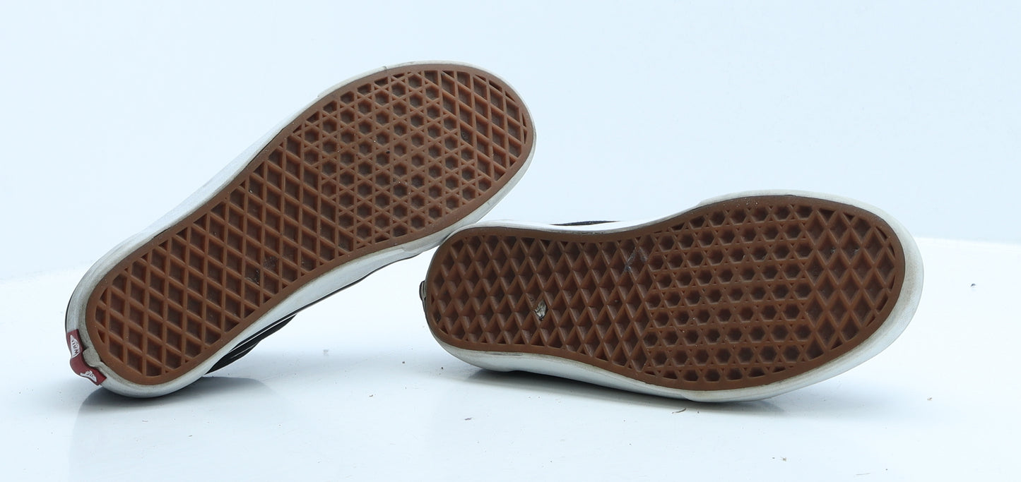 VANS Womens Black Polyester Trainer UK 6 39