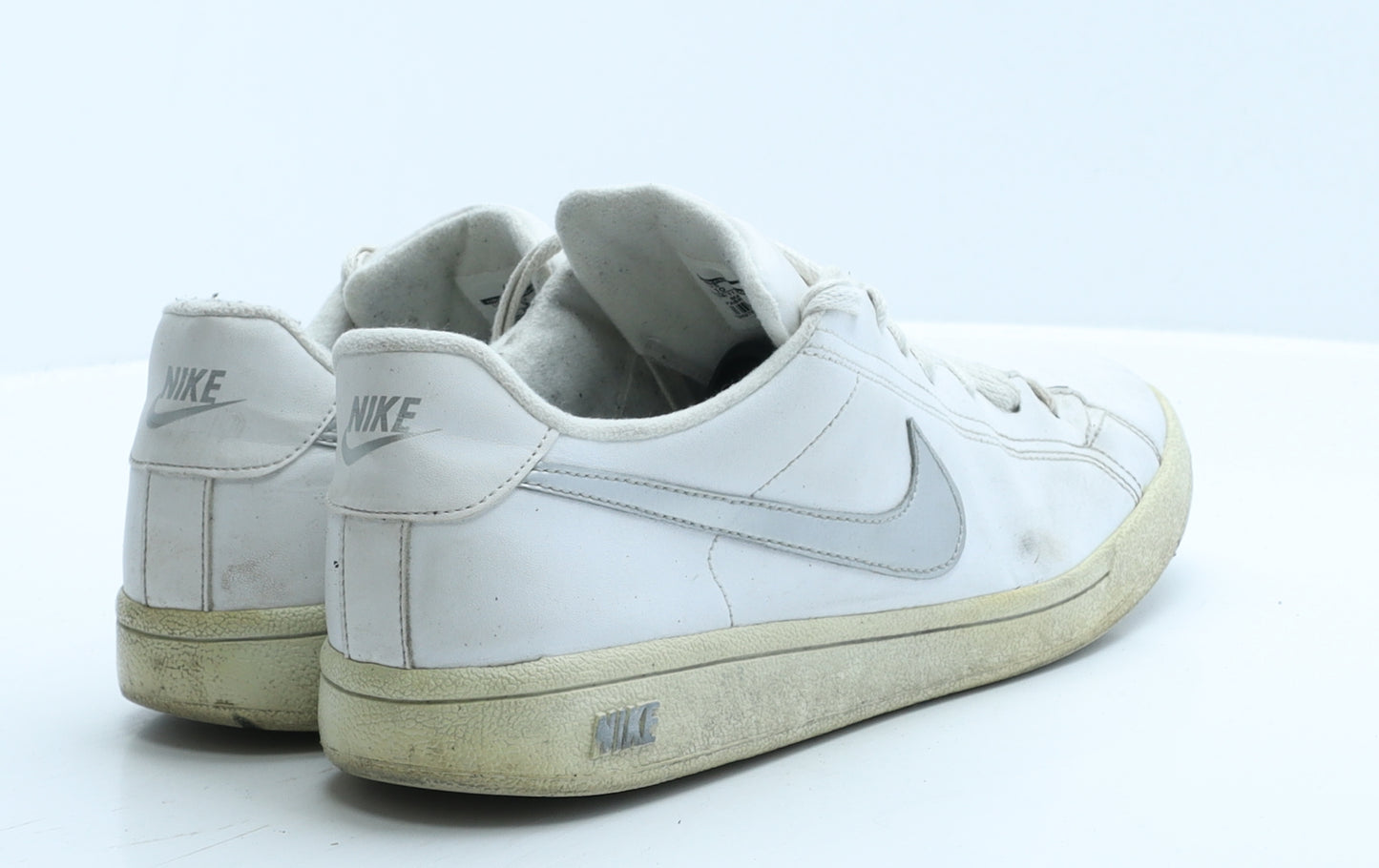Nike Mens White Polyester Trainer UK 9 44