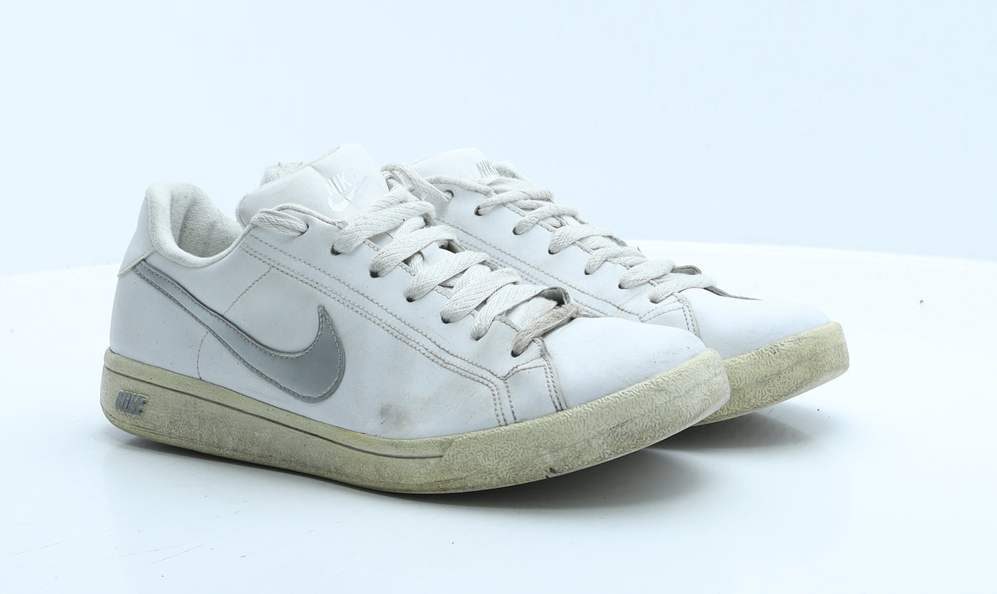 Nike Mens White Polyester Trainer UK 9 44