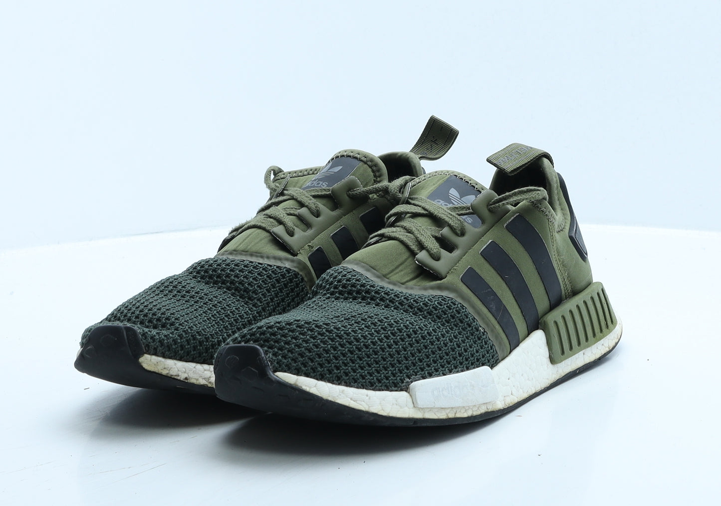 adidas Mens Green Polyester Trainer UK 7 40.5