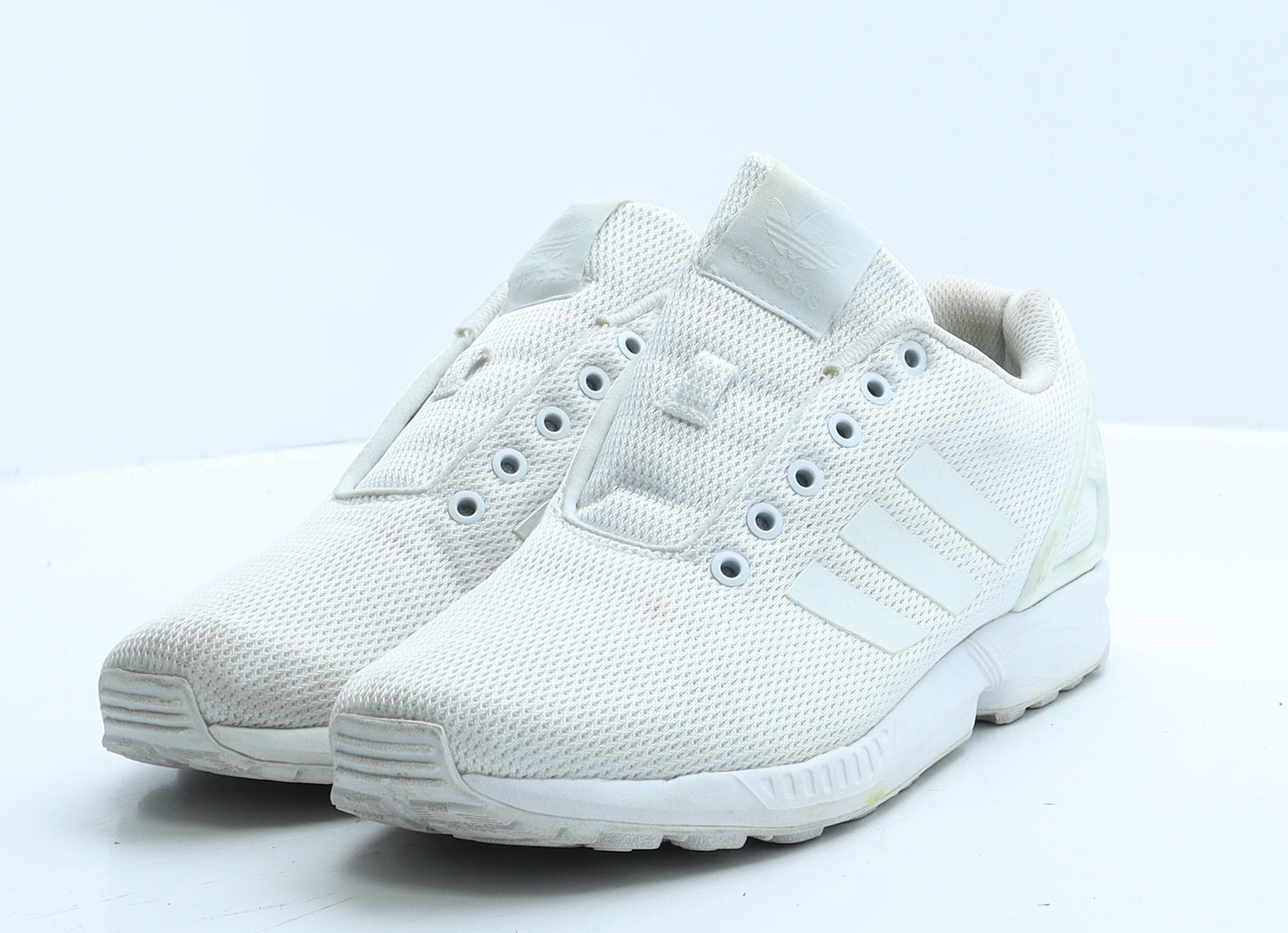 adidas Mens White Polyester Trainer UK 8 42