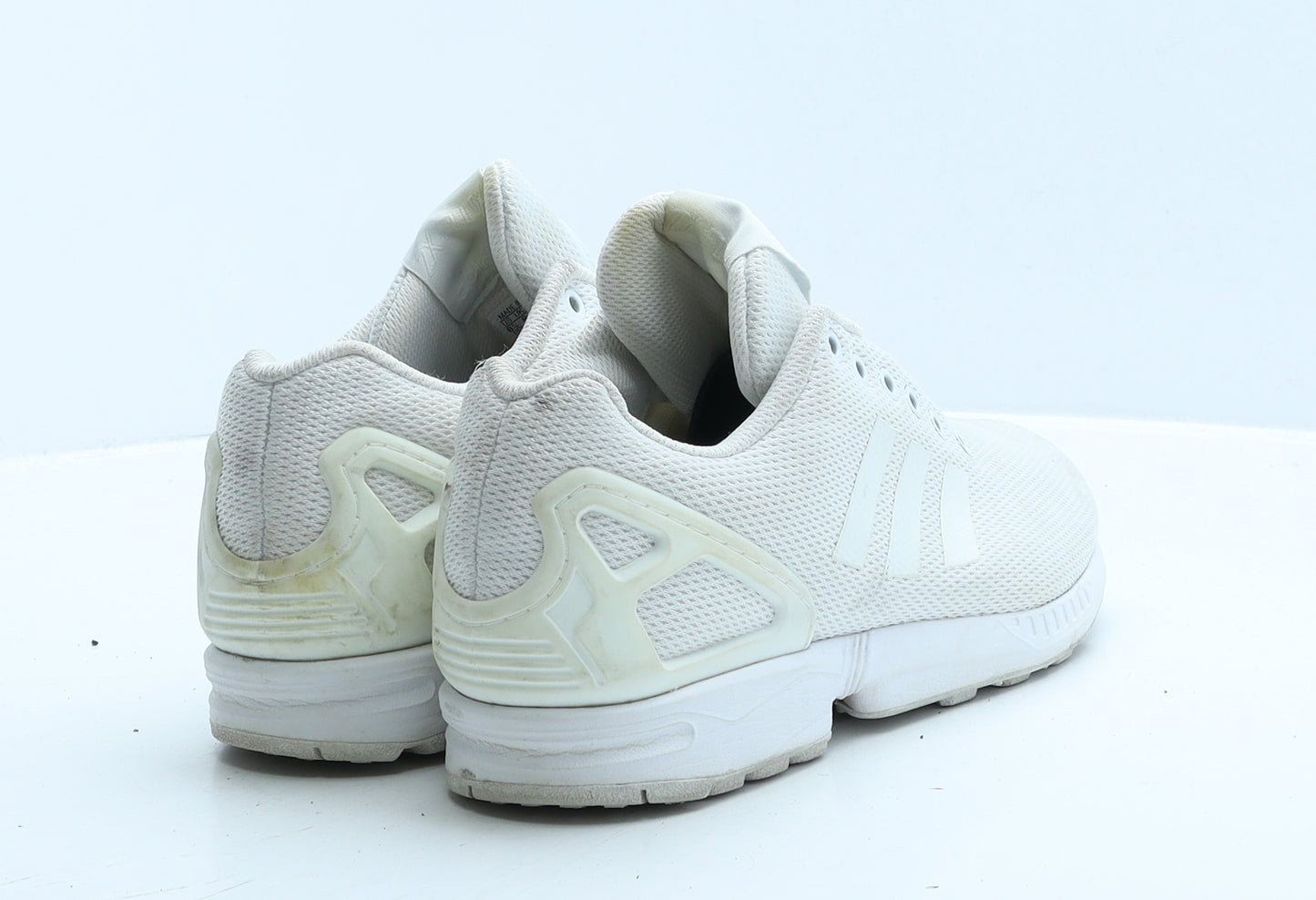 adidas Mens White Polyester Trainer UK 8 42