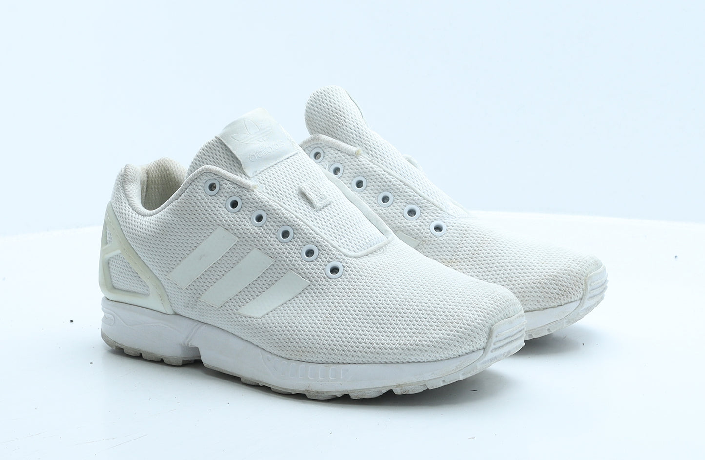 adidas Mens White Polyester Trainer UK 8 42