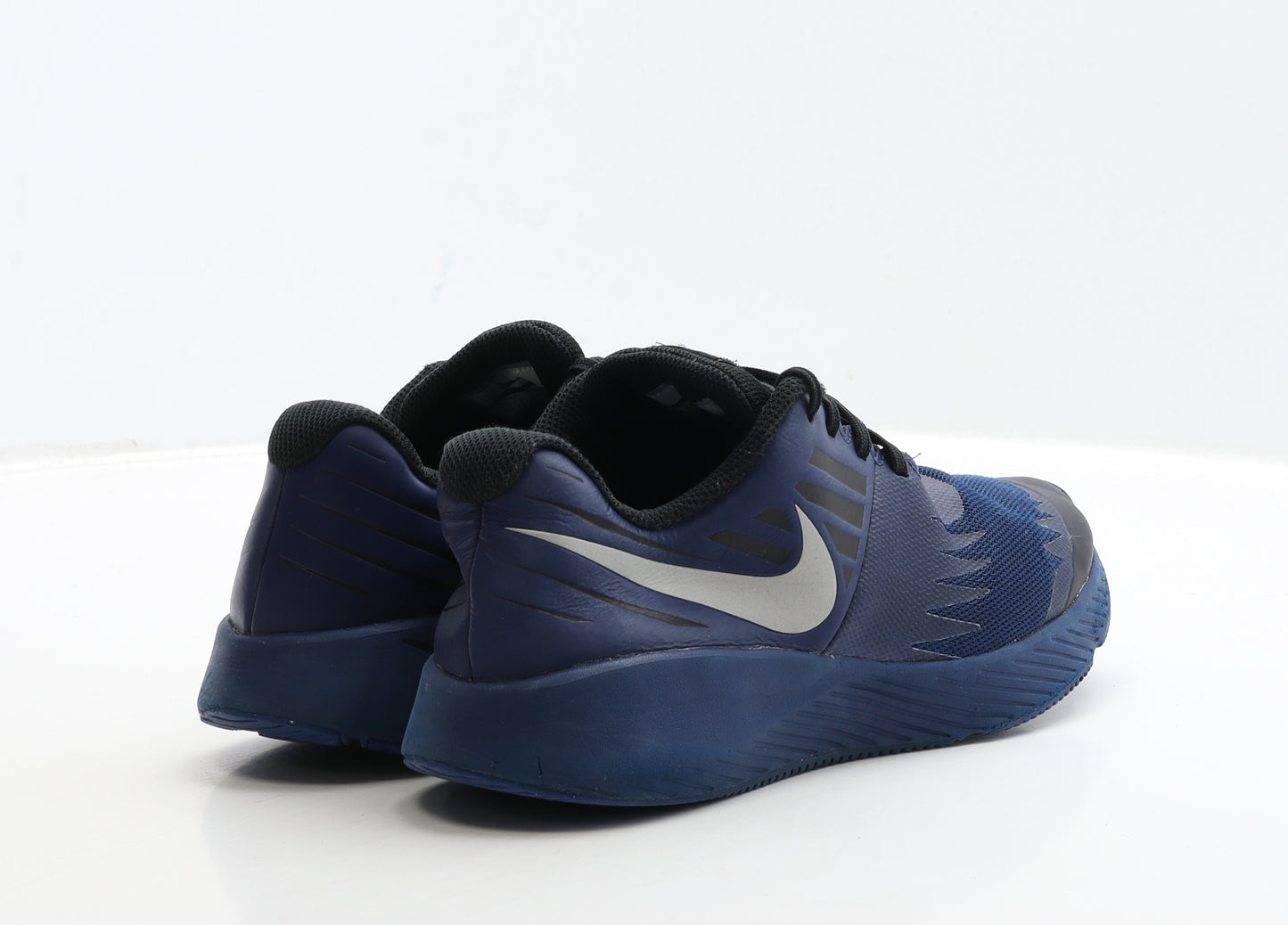 Nike Boys Blue Polyester Trainer UK 5 38 - Star Runner