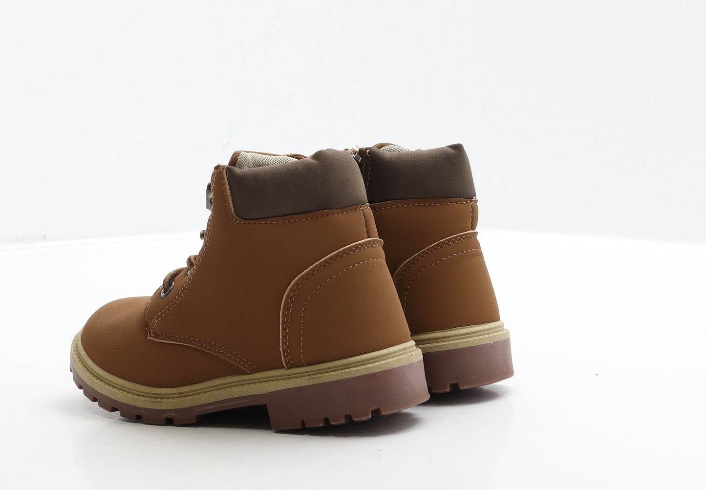 Pep&Co Boys Brown Leather Bootie Boot UK 9 27