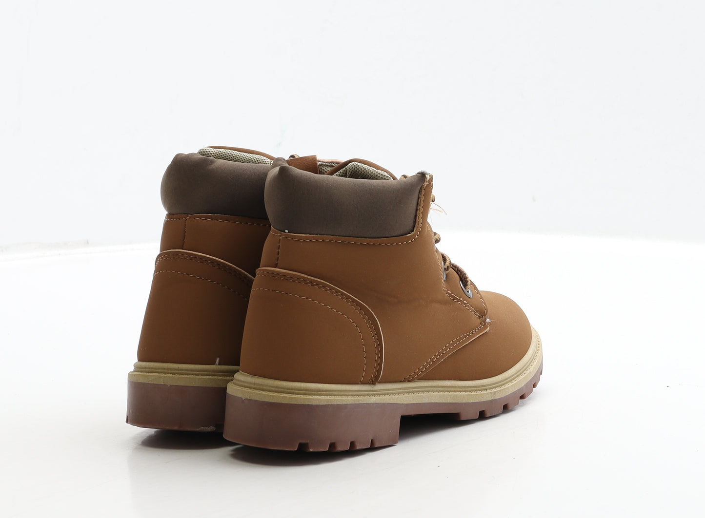 Pep&Co Boys Brown Leather Bootie Boot UK 9 27