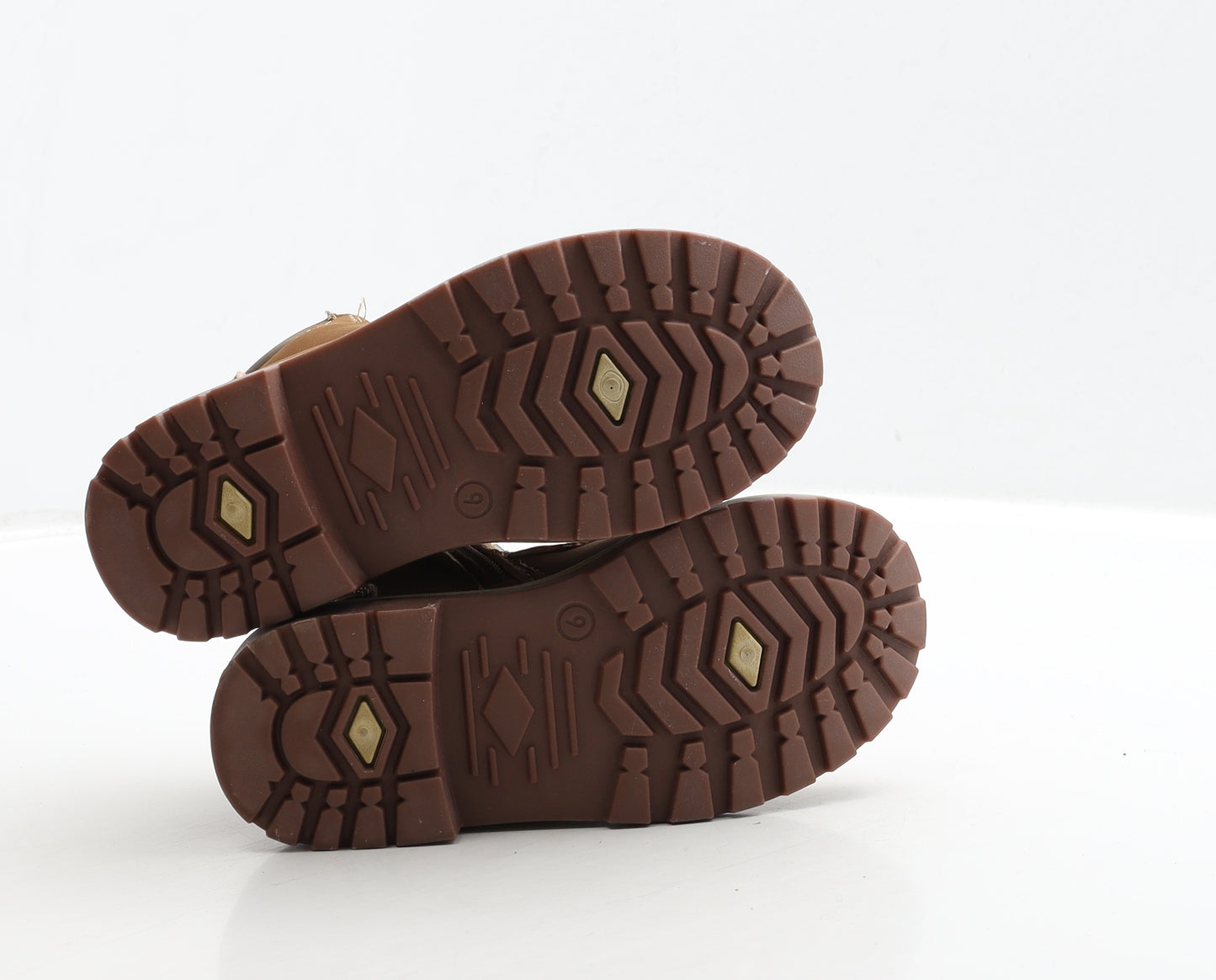 Pep&Co Boys Brown Leather Bootie Boot UK 9 27