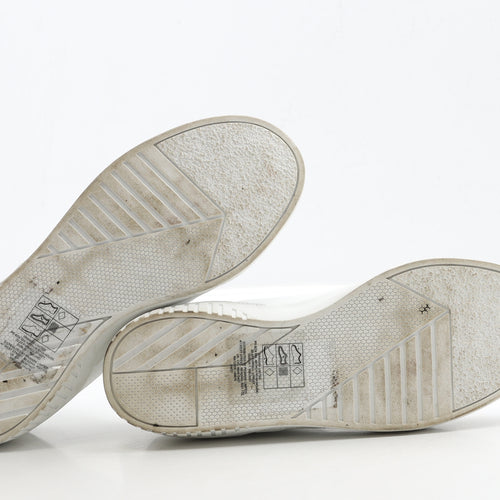 Primark Womens White Polyester Trainer UK 4 37