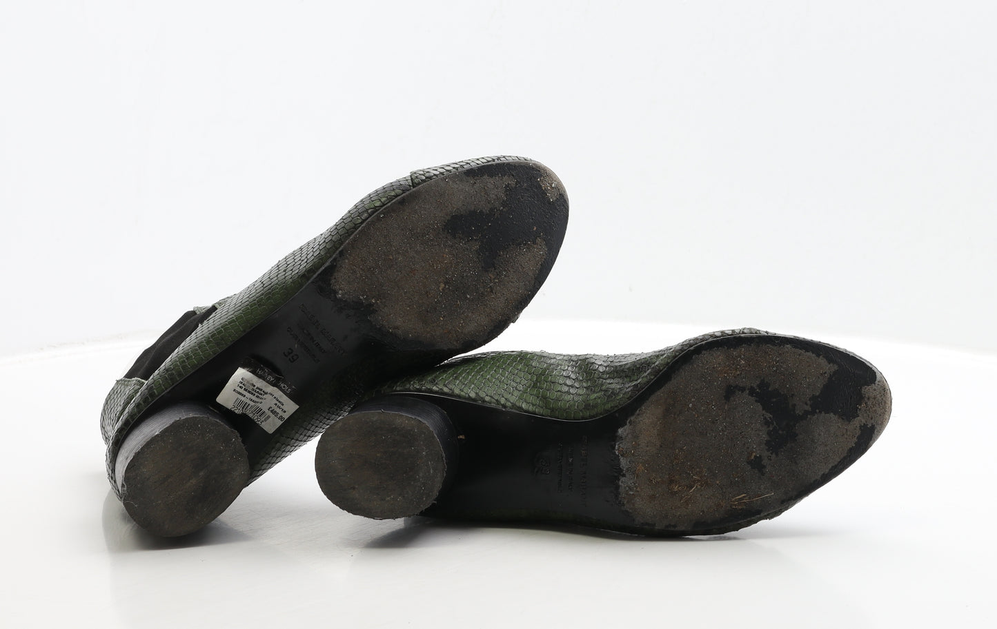 Isabel Marant Womens Green Animal Print Leather Chelsea Boot UK 6 39 - Snake Print