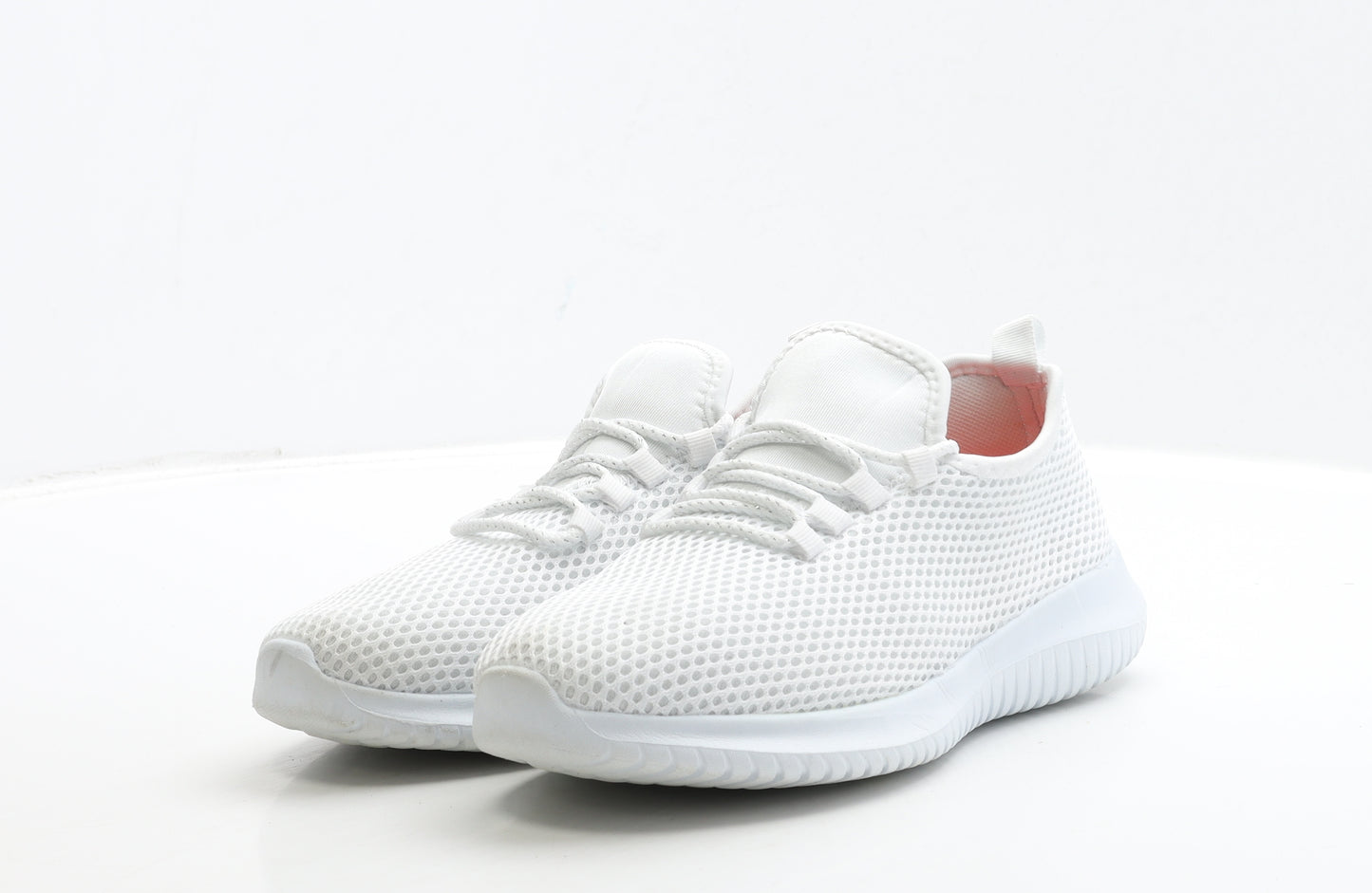 Active Walkers Womens White Polyester Trainer UK 6 39