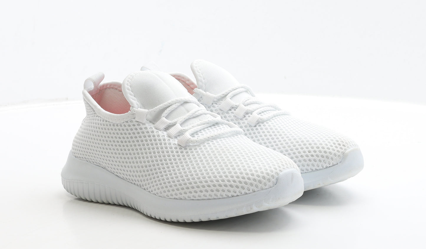 Active Walkers Womens White Polyester Trainer UK 6 39