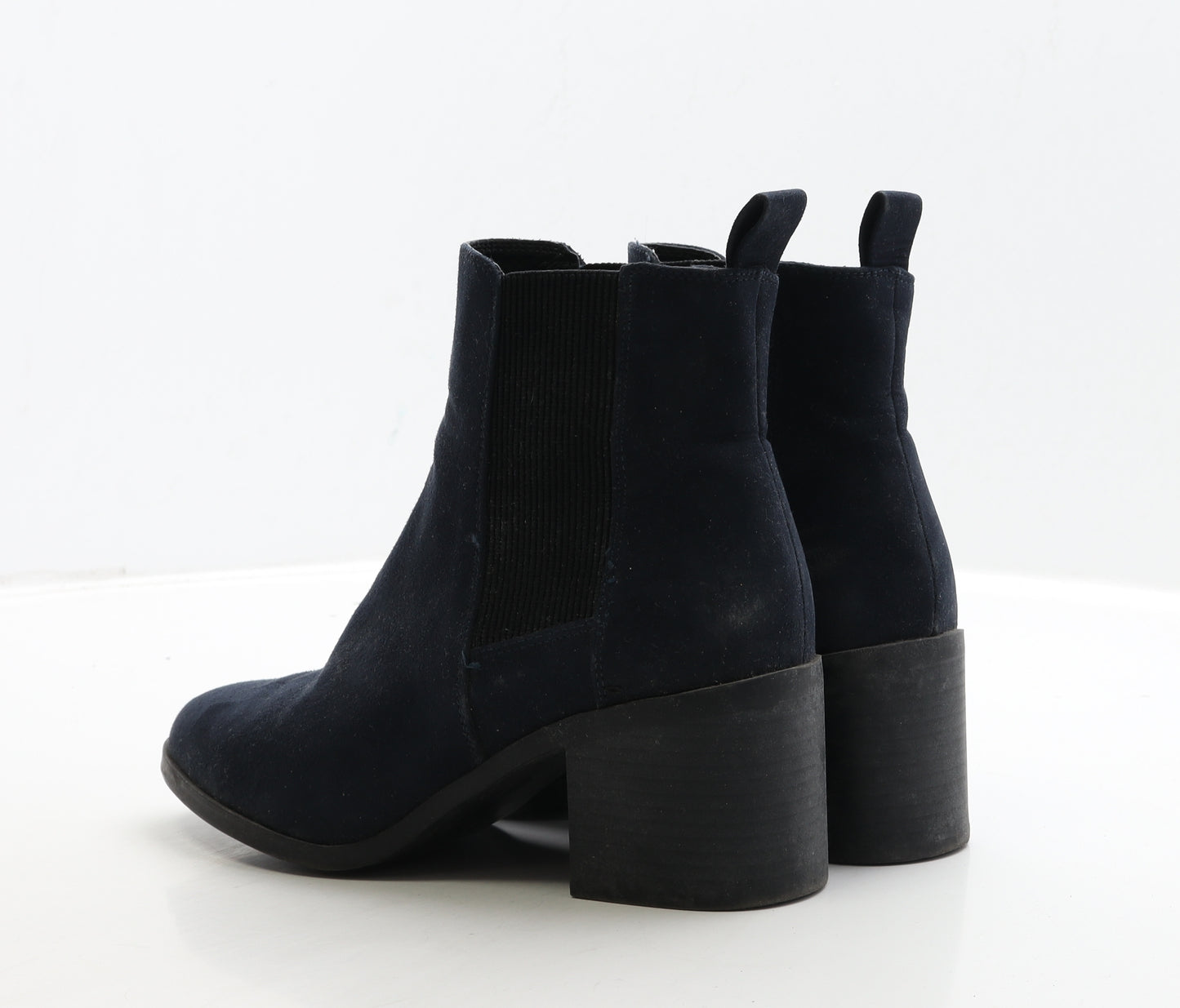 Dorothy Perkins Womens Blue Suede Chelsea Boot UK 6 39