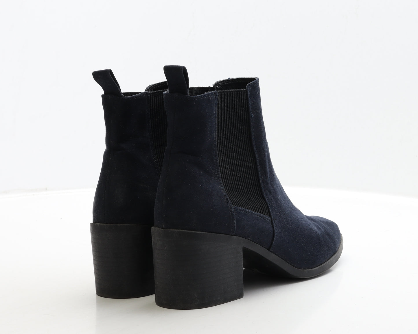 Dorothy Perkins Womens Blue Suede Chelsea Boot UK 6 39