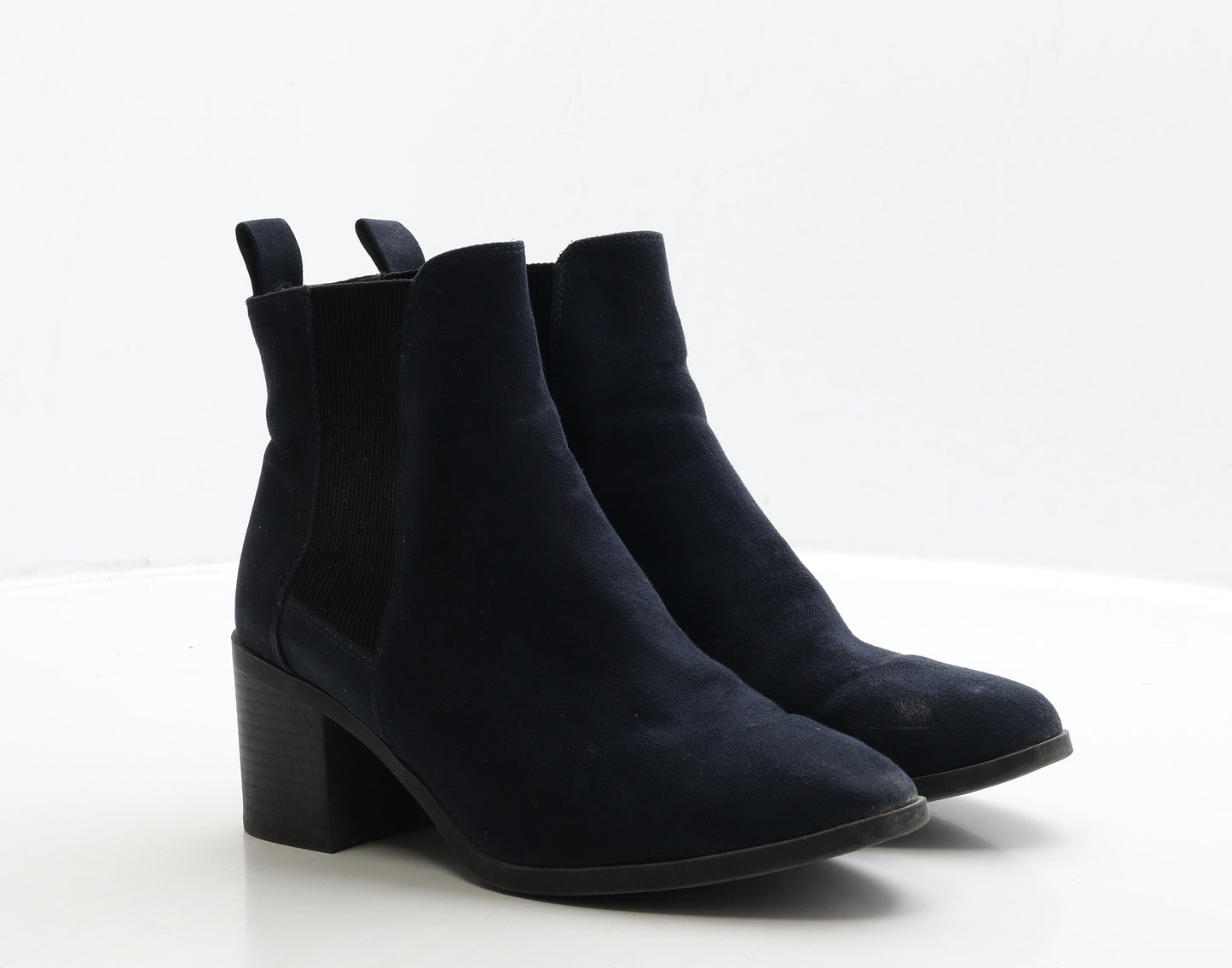 Dorothy Perkins Womens Blue Suede Chelsea Boot UK 6 39