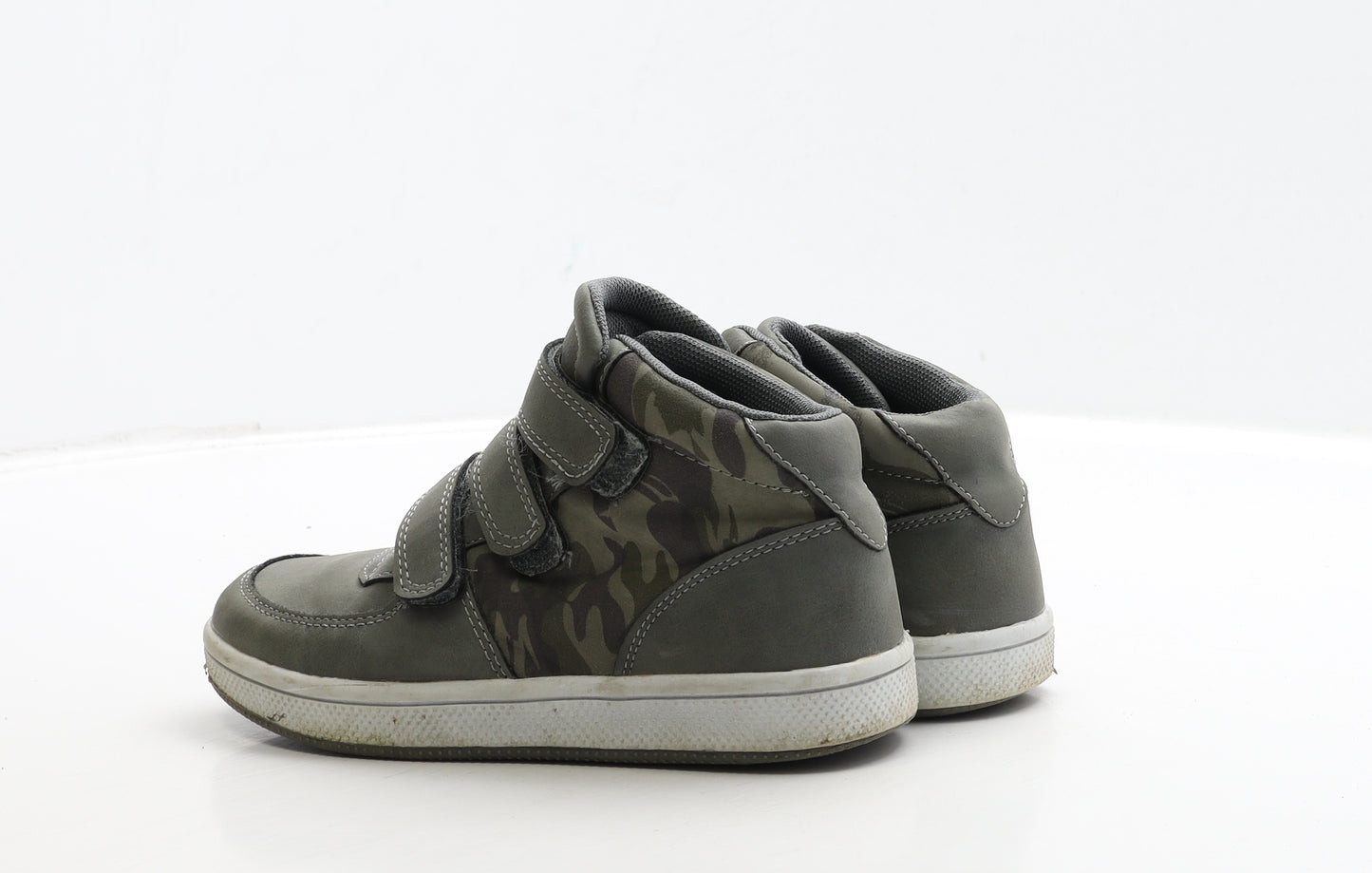 TU Boys Grey Camouflage Polyester Trainer UK 13 31