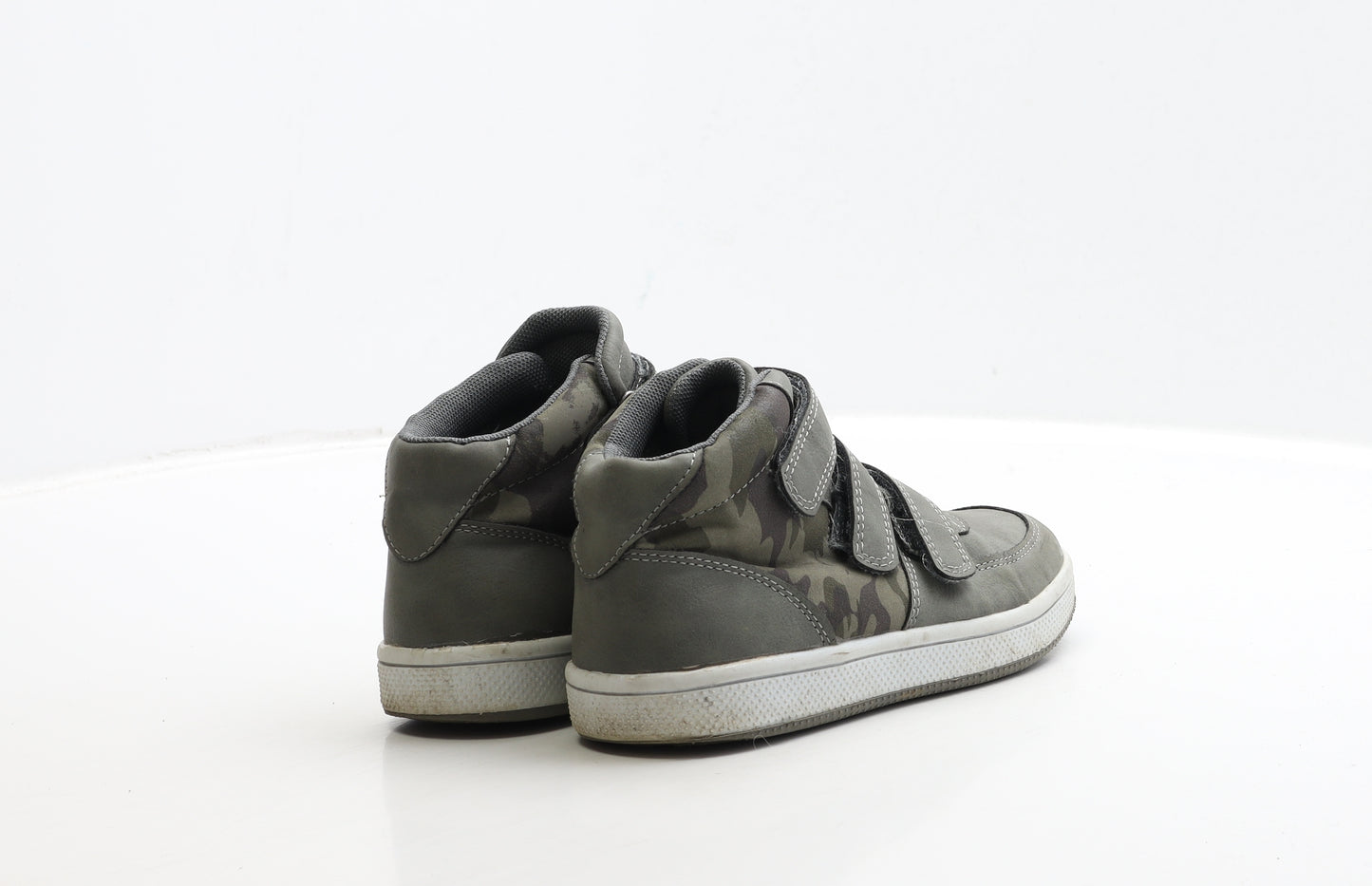 TU Boys Grey Camouflage Polyester Trainer UK 13 31