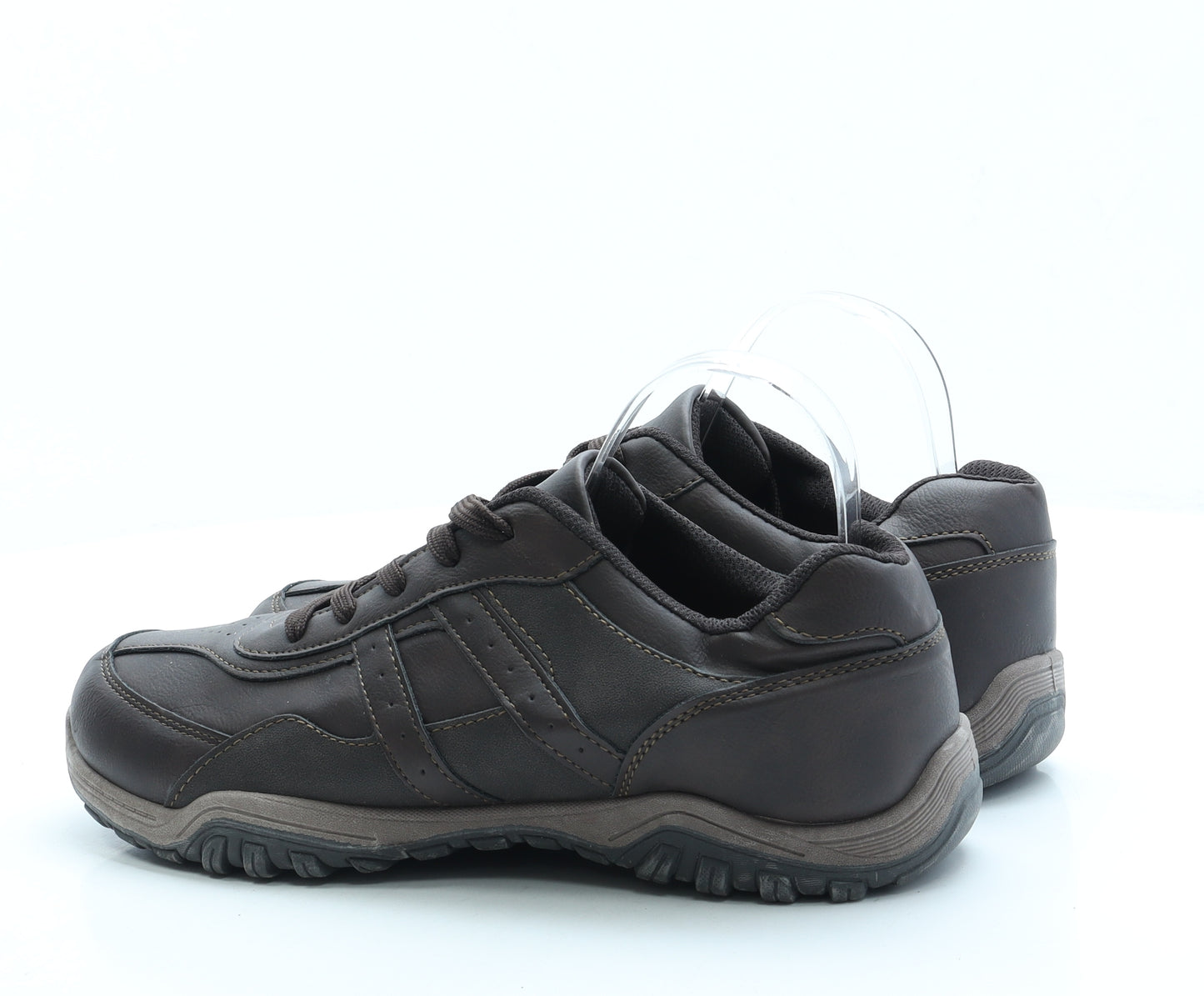 Beckett Mens Brown Leather Trainer UK 9