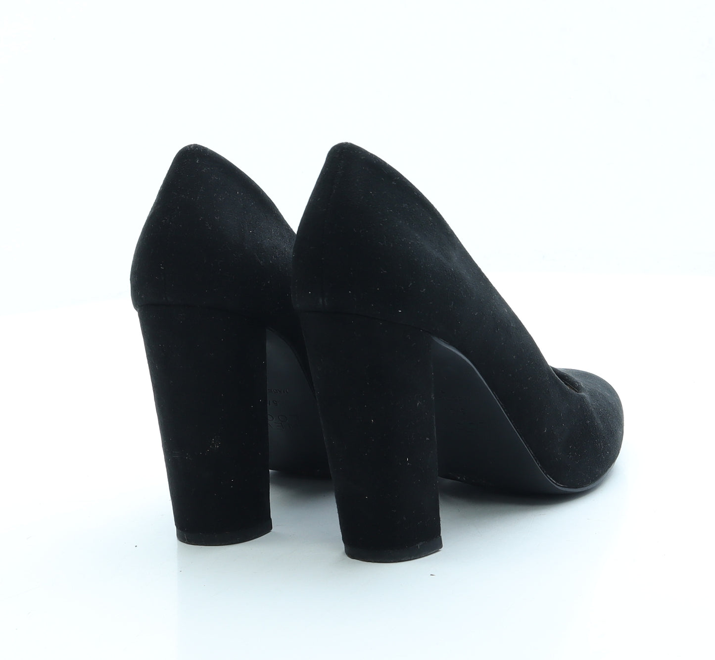 New Look Womens Black Suede Court Heel UK 5 38