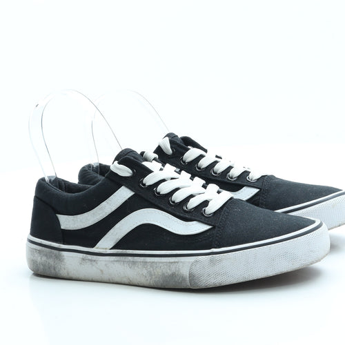 Vty Womens Black Fabric Trainer UK 6 39